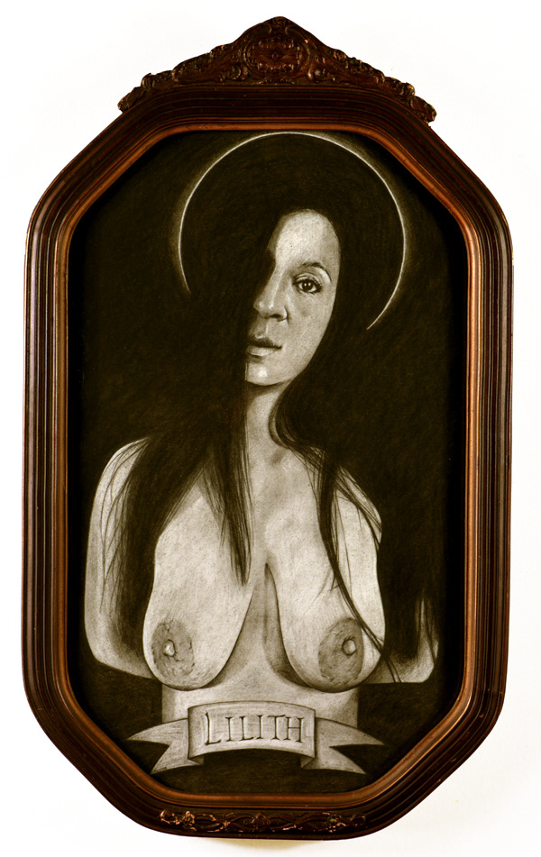 "Lilith" . . . Graphite on 16" x 10" art board 2019 . . . $350