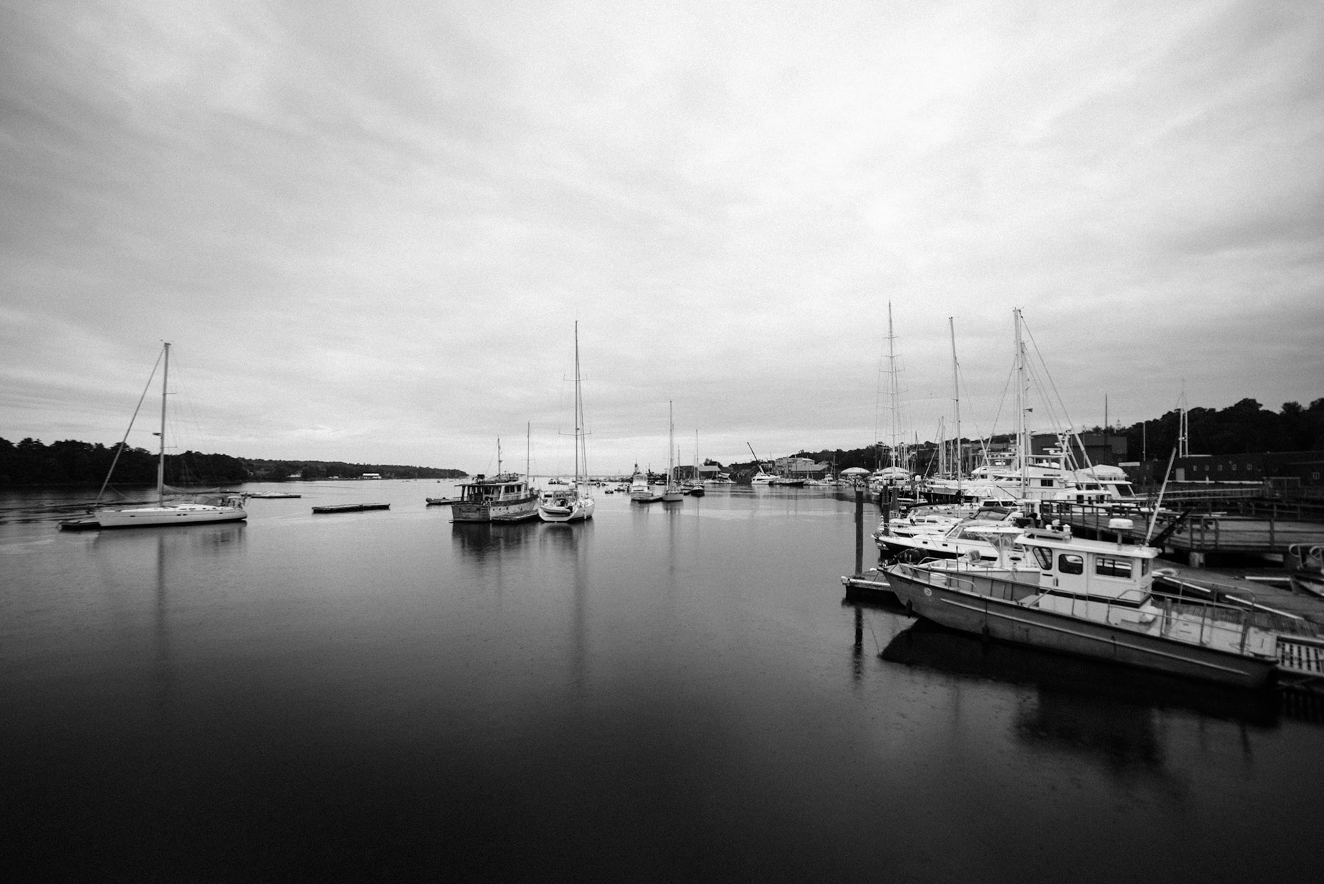 Boats on Passagassawakeag River
