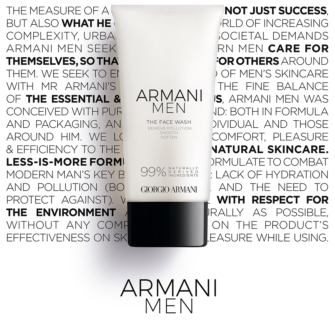 Armani men skincare best sale