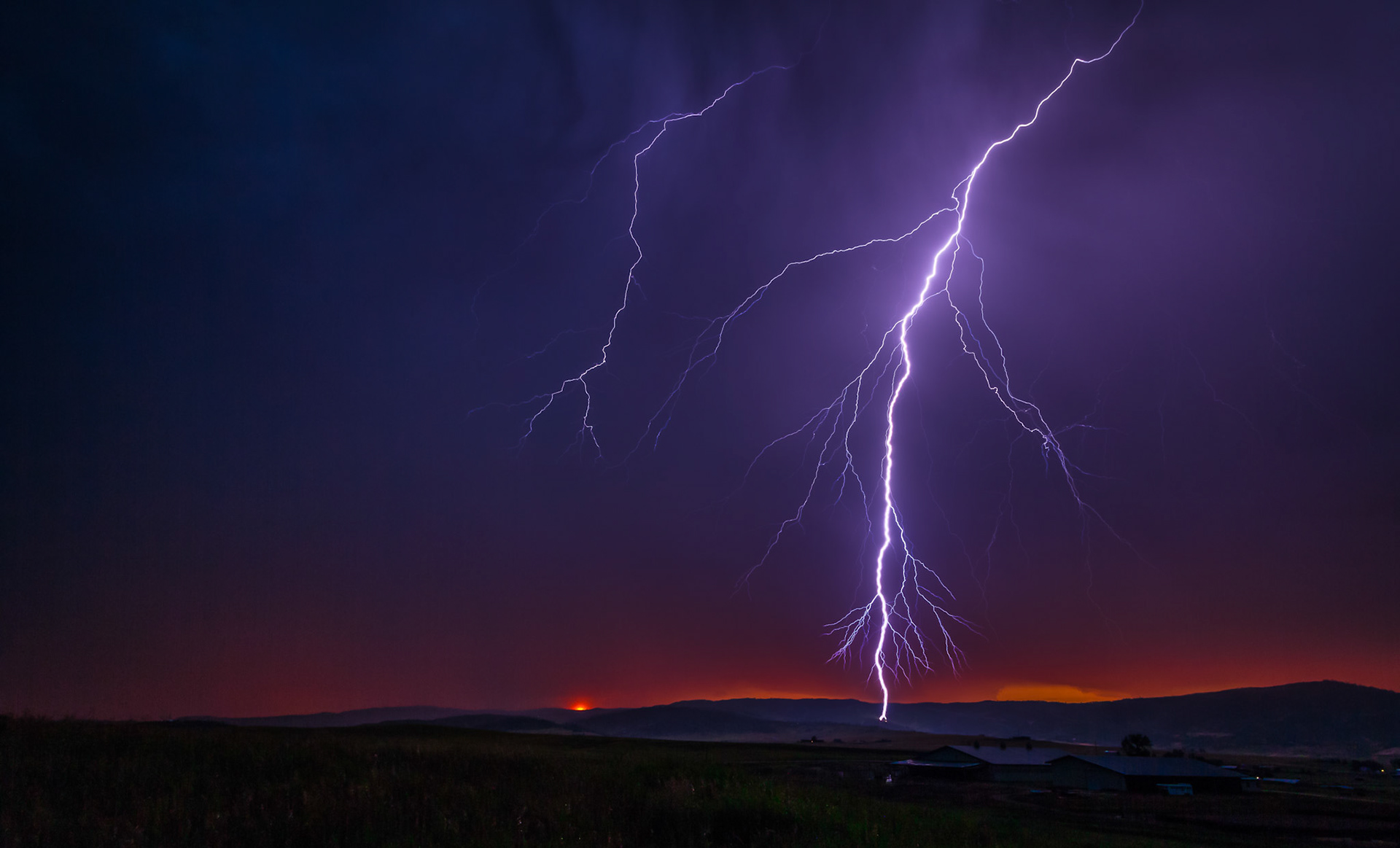 Lightning Near Steamboat Springs, CO