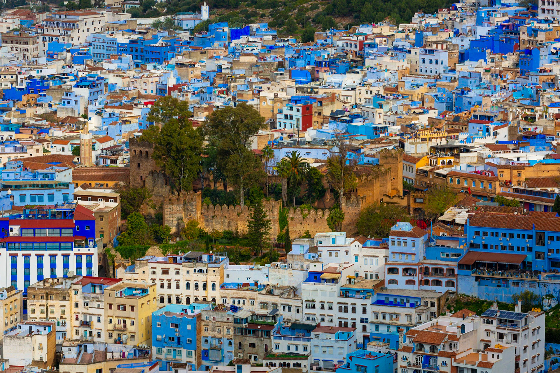 Kasbah in the center of the town