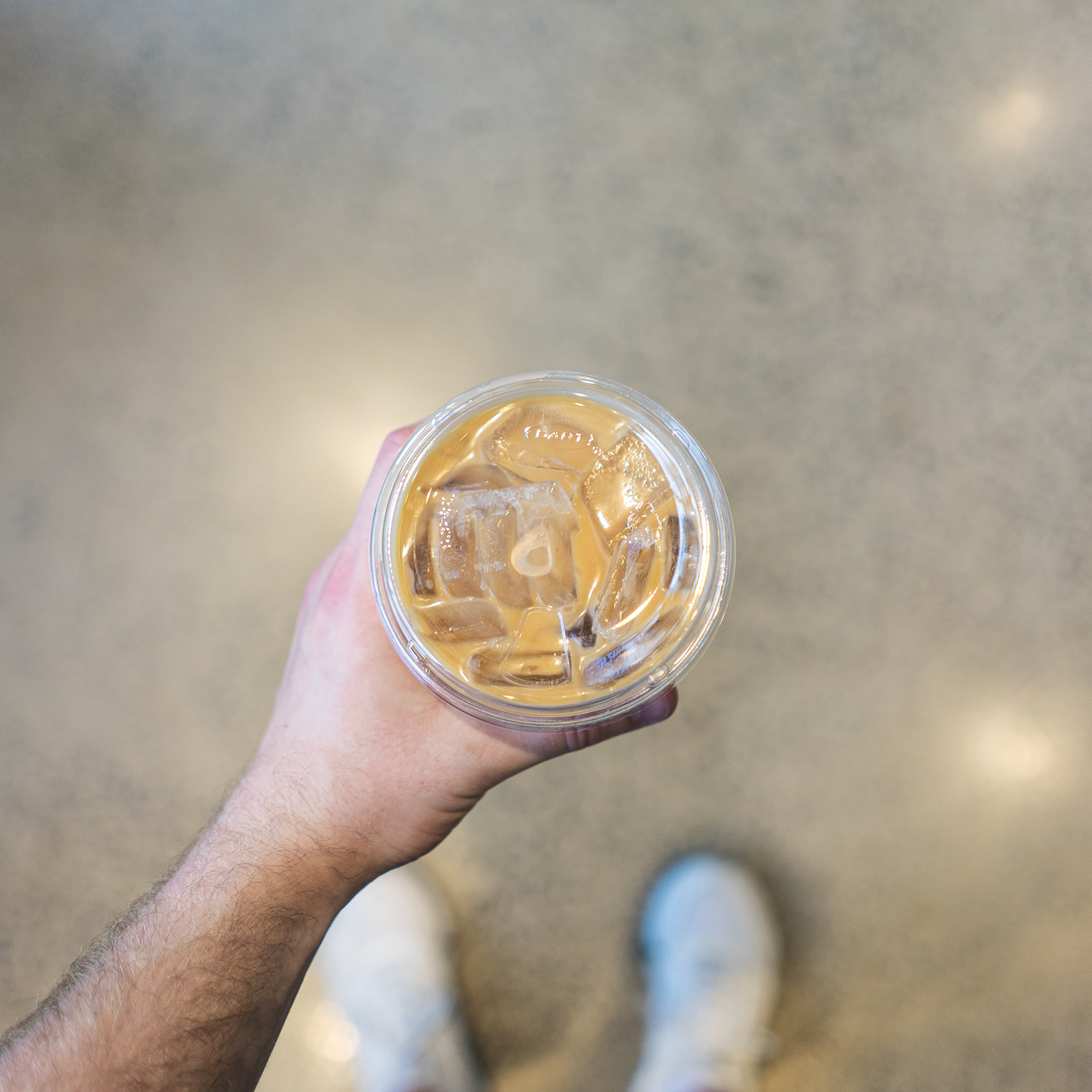 Nashville - Iced - Shot of lavender-coconut-caramel syrup