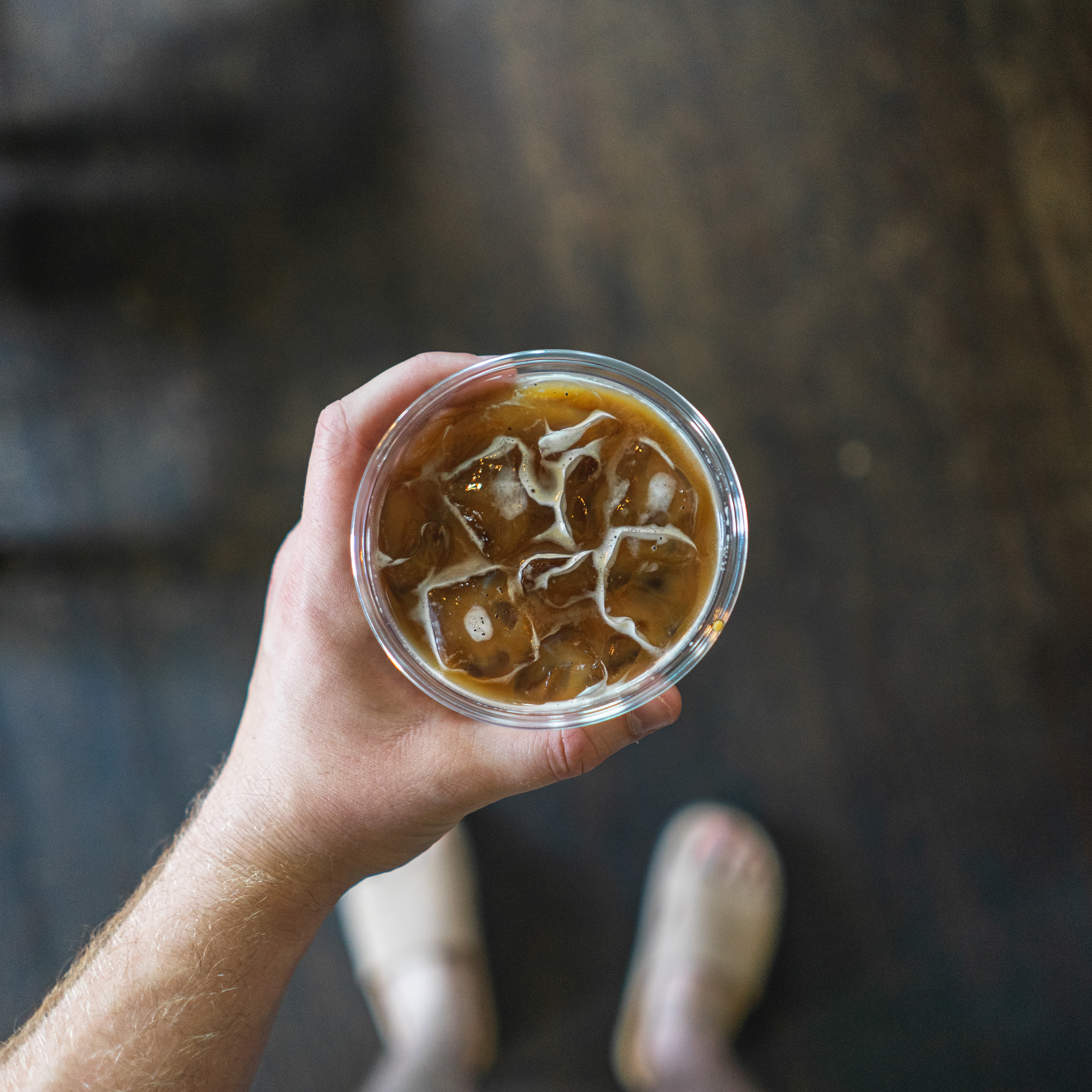 New Orleans - Iced - Shot of italian egg nog syrup