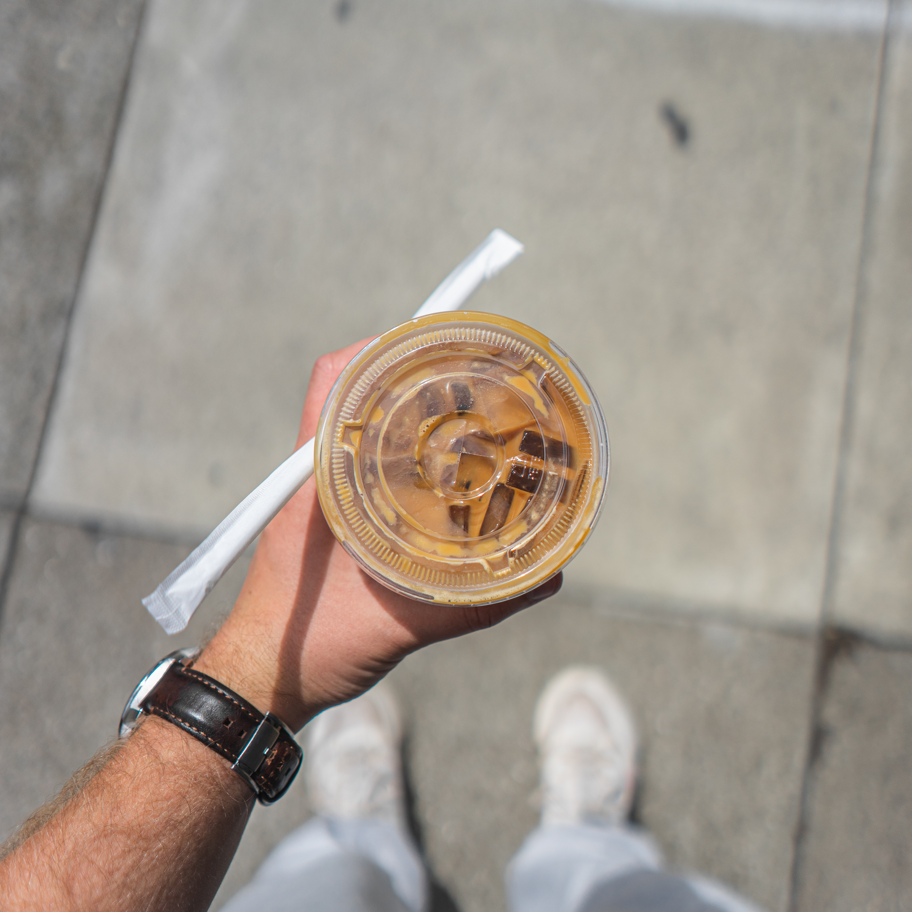 San Francisco - Iced - Shot of coconut vanilla syrup