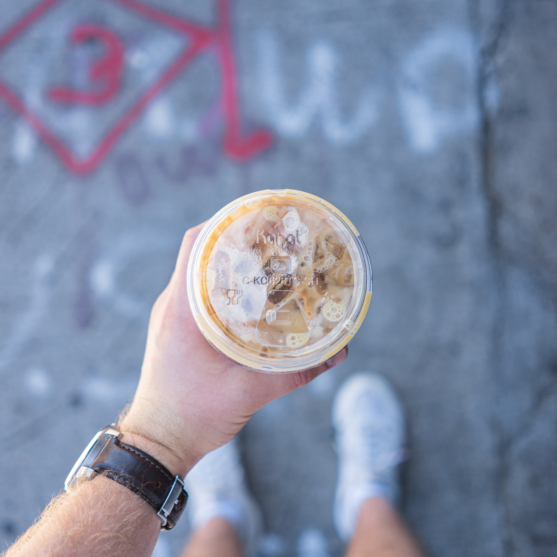 Los Angeles - Iced - Shot of honey lavender syrup