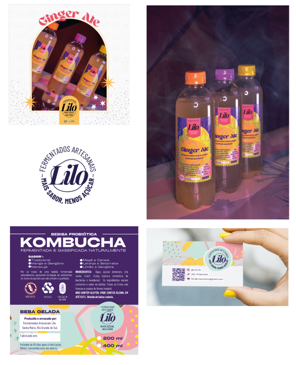 Logo, label, photographs and marketing for the company Lilo - Craft Fermented