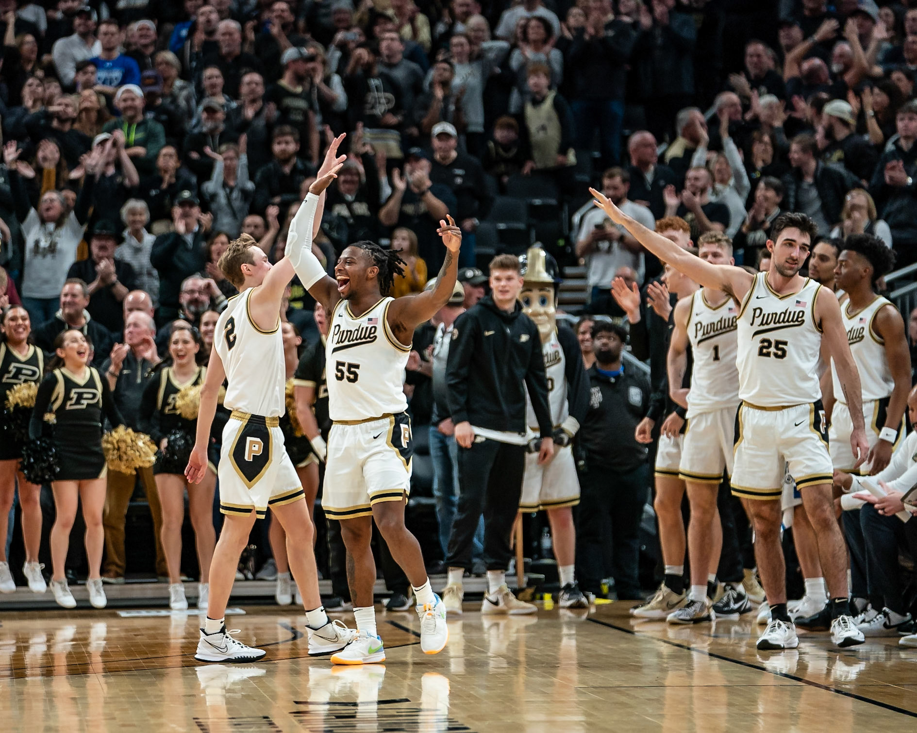 Photo (c) 2023 Bowen Arrow Photographywww.bowenarrowphotography.comIndy Classic basketball game between the Purdue University Boilermakers and the Arizona Univaersity Wildcats