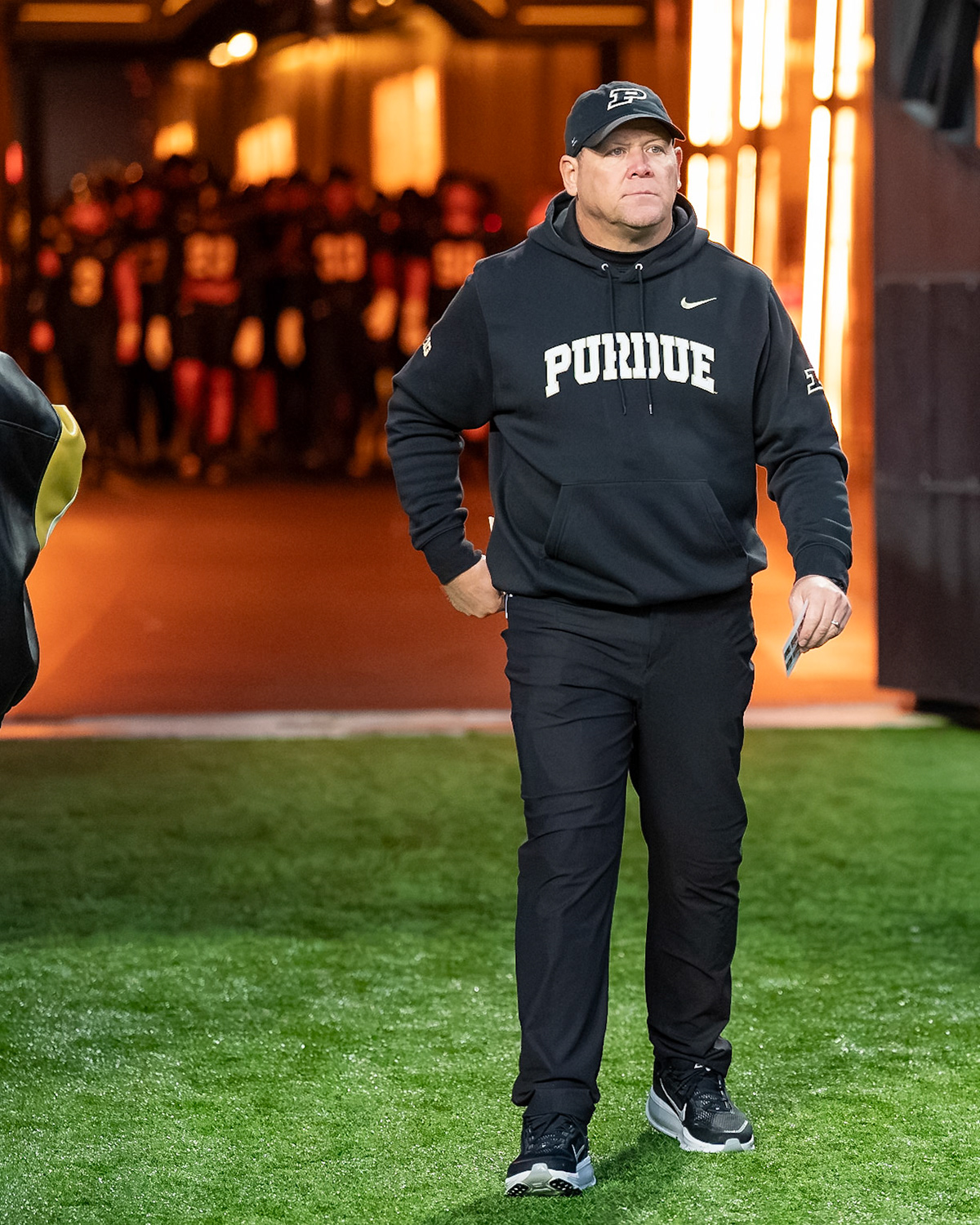 WEST LAFAYETTE, IN - OCTOBER 16, 2026: Purdue University Football Head Coach Barry Odom during the Purdue Boilermakers vs Washington Huskies football game at Ross-Ade Stadium(Photo by Steve Bowen / Northern Indiana Sports Report)