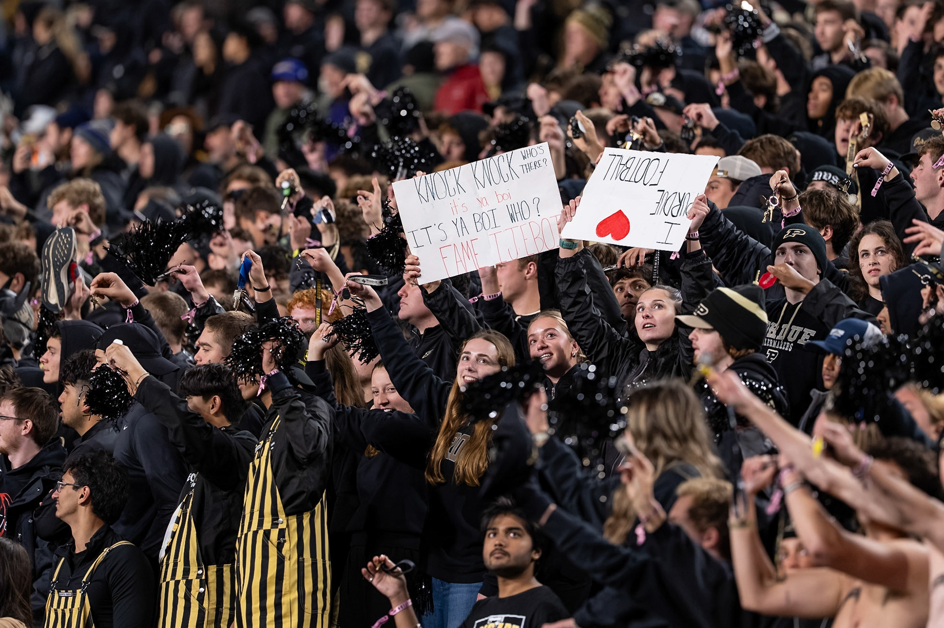 WEST LAFAYETTE, IN - OCTOBER 16, 2026: Purdue University Ross-Ade Brigade during the Purdue Boilermakers vs Washington Huskies football game at Ross-Ade Stadium(Photo by Steve Bowen / Northern Indiana Sports Report)
