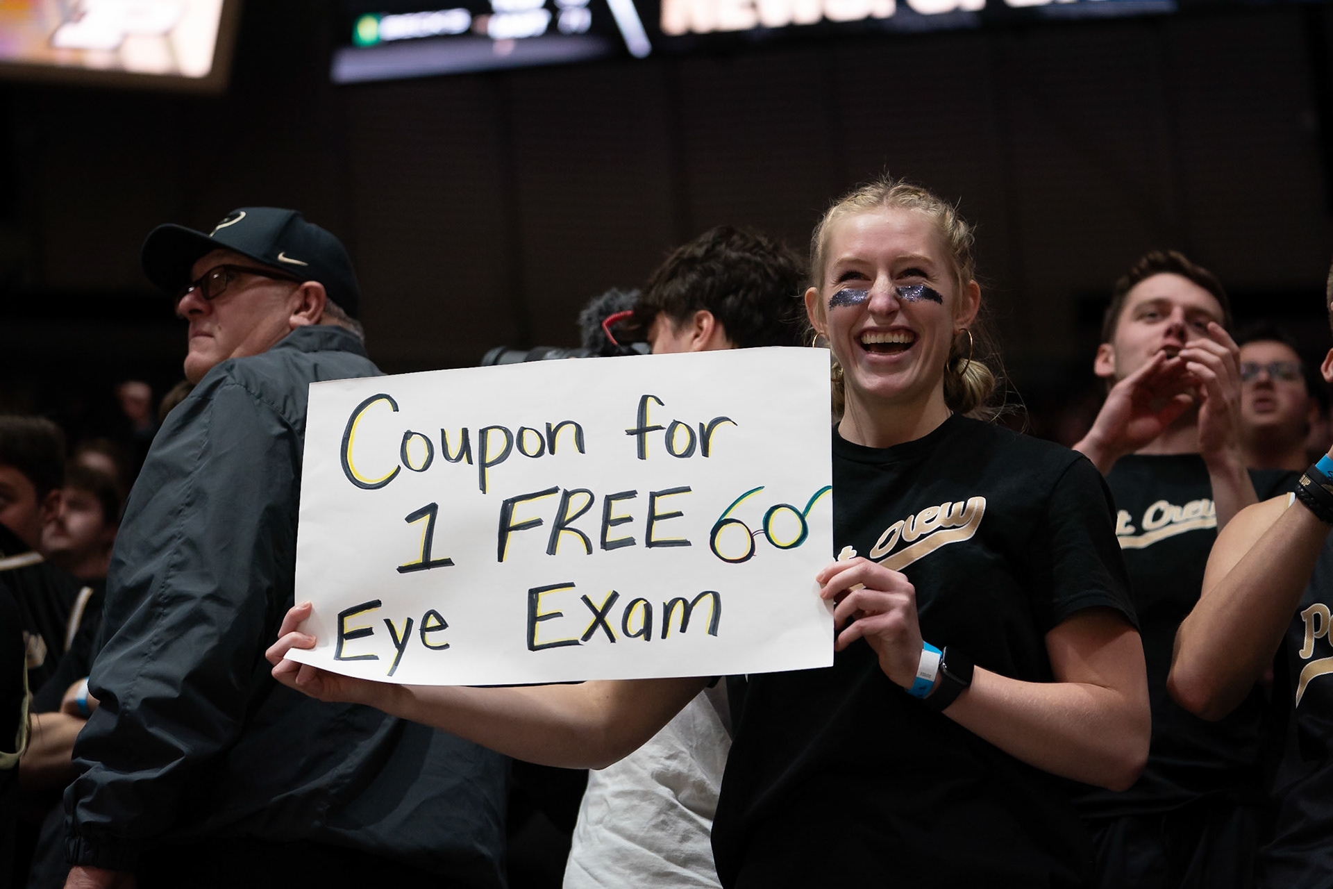 WEST LAFAYETTE, IN - FEBRUARY 10, 2024: Purdue's Paint Crew in Purdue Boilermaker vs Indiana Hoosiers Basketball at Mackey Arena(Photo by Steve Bowen / Bowen Arrow Photography / Northern Indiana Sports Report)