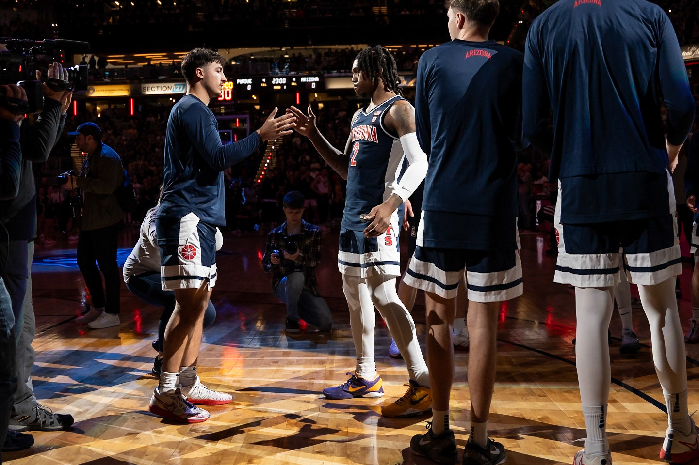 Photo (c) 2023 Bowen Arrow Photographywww.bowenarrowphotography.comIndy Classic basketball game between the Purdue University Boilermakers and the Arizona Univaersity Wildcats
