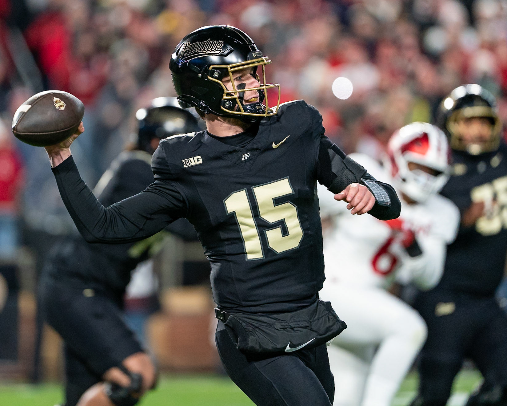WEST LAFAYETTE, IN - NOVEMBER 28, 2025: Purdue Boilermakers vs Indiana Hoosiers Football at Ross-Ade Stadium(Photo by Steve Bowen / Northern Indiana Sports Report)