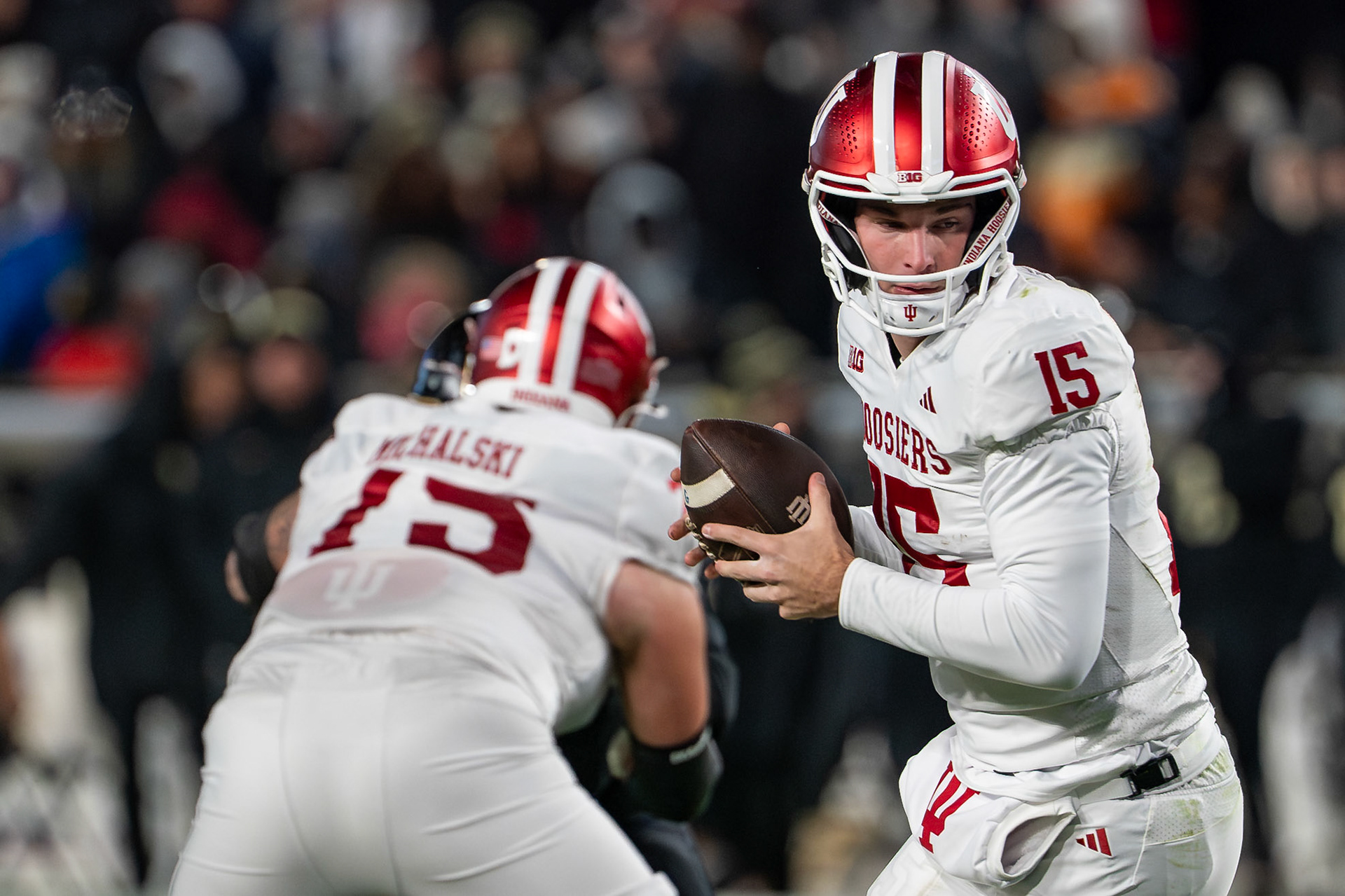 WEST LAFAYETTE, IN - NOVEMBER 28, 2025: Purdue Boilermakers vs Indiana Hoosiers Football at Ross-Ade Stadium(Photo by Steve Bowen / Northern Indiana Sports Report)