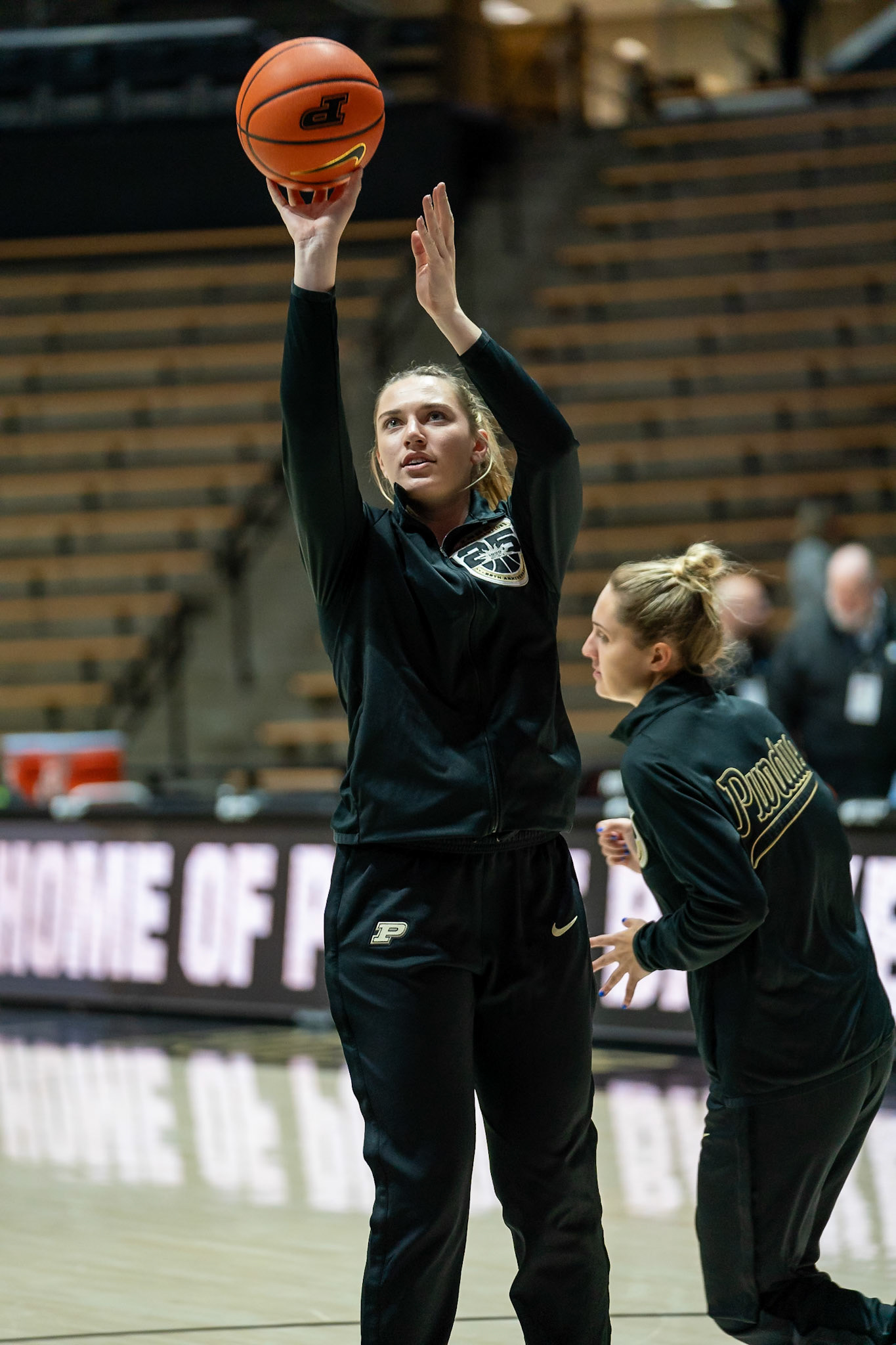 WEST LAFAYETTE, IN - JANUARY 28, 2024: Purdue 6th Year Forward Caitlyn Harper (34) competing in Purdue Boilermaker Women's Basketball versus the Ohio State Buckeyes at Mackey Arena(Photo by Steve Bowen / Bowen Arrow Photography / Northern Indiana Sports Report)