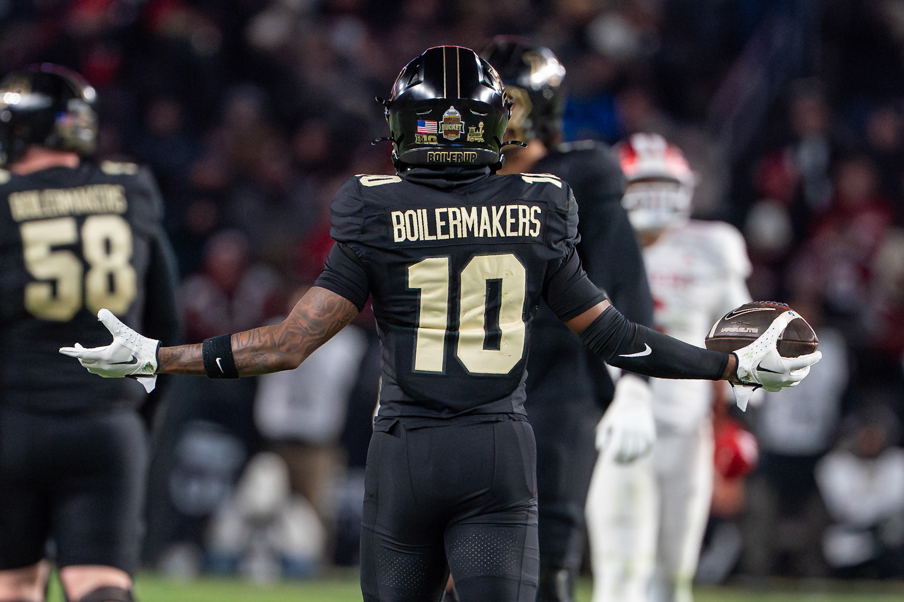 WEST LAFAYETTE, IN - NOVEMBER 28, 2025: Purdue Boilermakers vs Indiana Hoosiers Football at Ross-Ade Stadium(Photo by Steve Bowen / Northern Indiana Sports Report)
