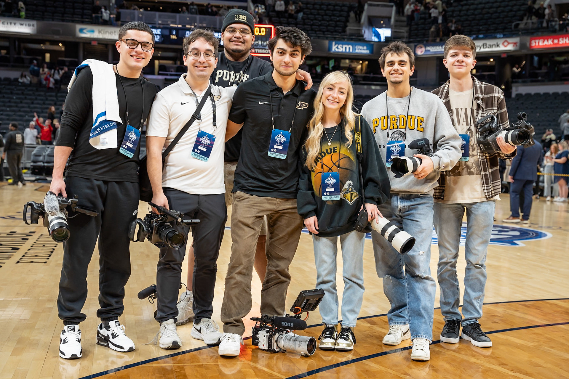 Photo (c) 2023 Bowen Arrow Photographywww.bowenarrowphotography.comIndy Classic basketball game between the Purdue University Boilermakers and the Arizona Univaersity Wildcats
