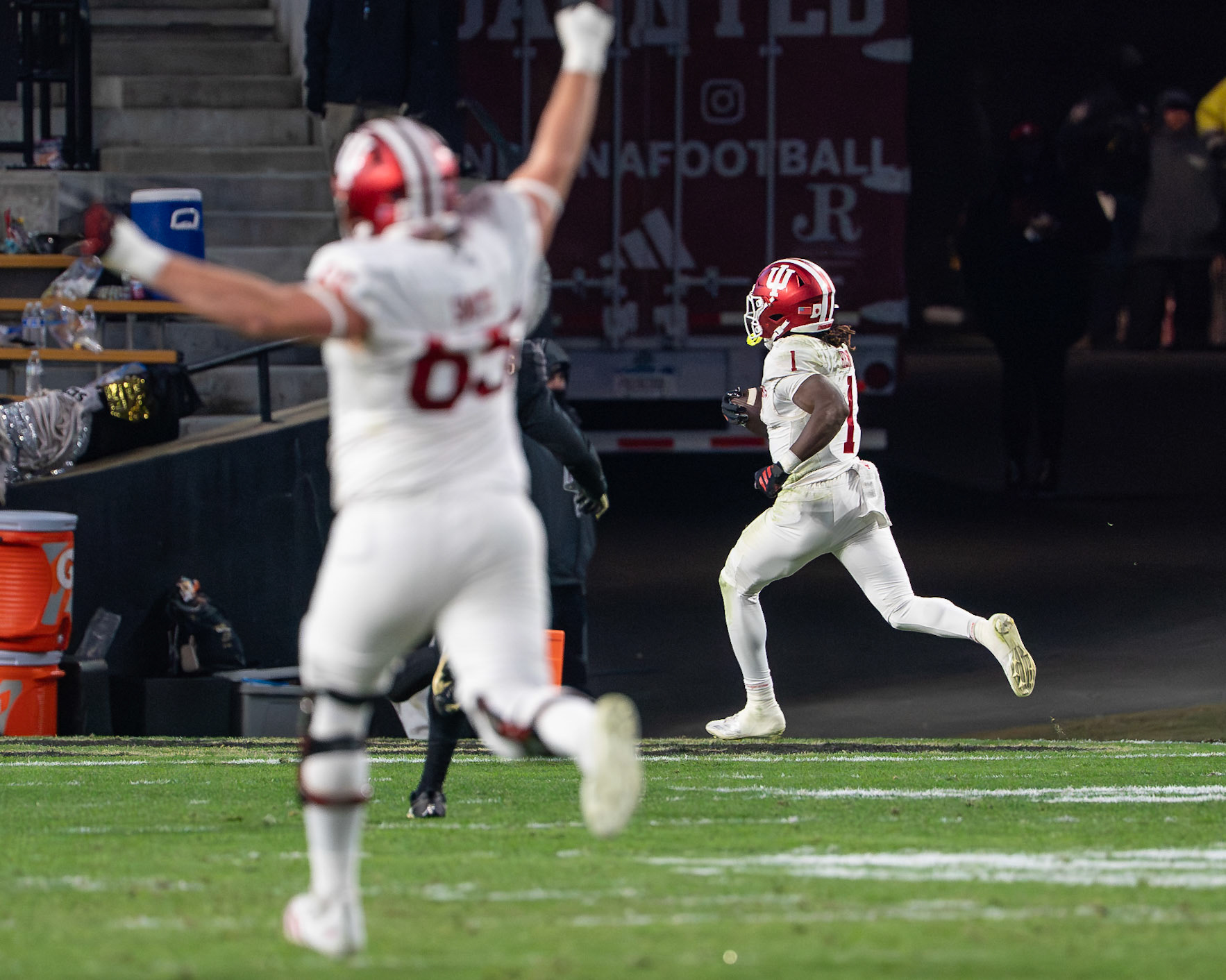 WEST LAFAYETTE, IN - NOVEMBER 28, 2025: Purdue Boilermakers vs Indiana Hoosiers Football at Ross-Ade Stadium(Photo by Steve Bowen / Northern Indiana Sports Report)