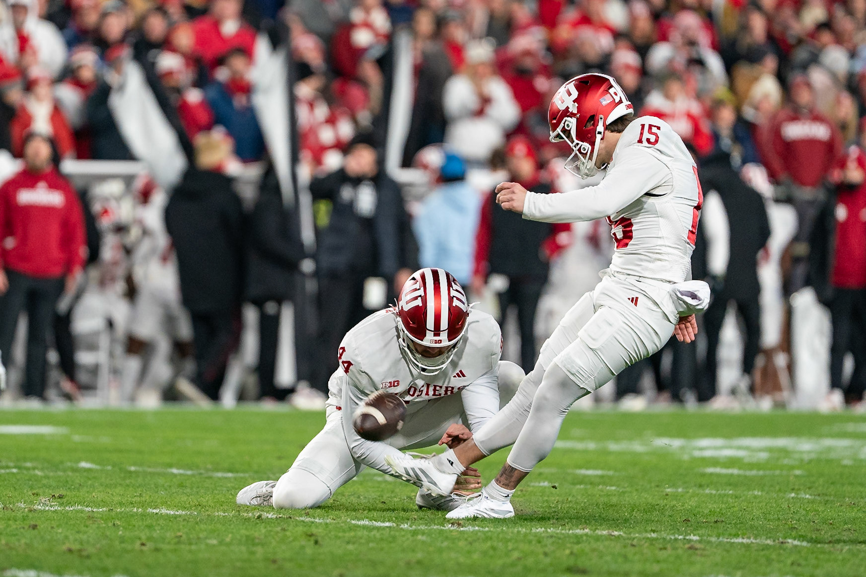 WEST LAFAYETTE, IN - NOVEMBER 28, 2025: Purdue Boilermakers vs Indiana Hoosiers Football at Ross-Ade Stadium(Photo by Steve Bowen / Northern Indiana Sports Report)