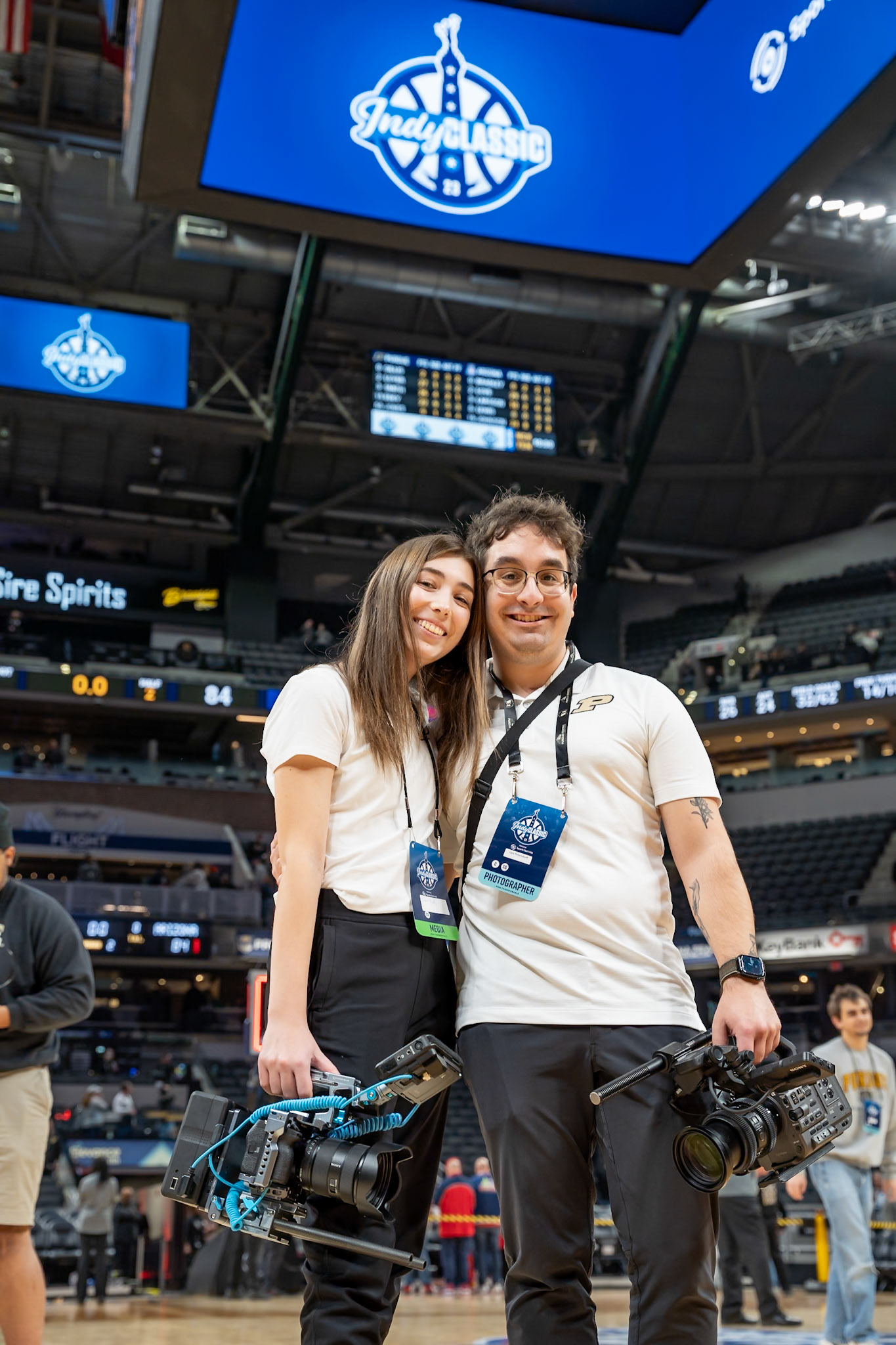 Photo (c) 2023 Bowen Arrow Photographywww.bowenarrowphotography.comIndy Classic basketball game between the Purdue University Boilermakers and the Arizona Univaersity Wildcats