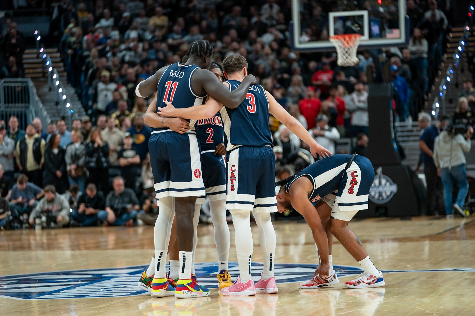 Photo (c) 2023 Bowen Arrow Photographywww.bowenarrowphotography.comIndy Classic basketball game between the Purdue University Boilermakers and the Arizona Univaersity Wildcats
