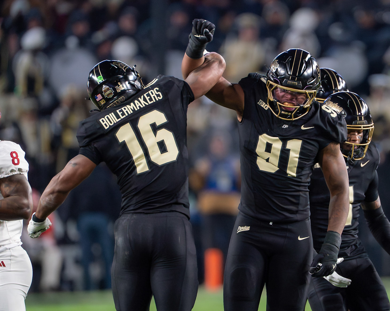 WEST LAFAYETTE, IN - NOVEMBER 28, 2025: Purdue Boilermakers vs Indiana Hoosiers Football at Ross-Ade Stadium(Photo by Steve Bowen / Northern Indiana Sports Report)