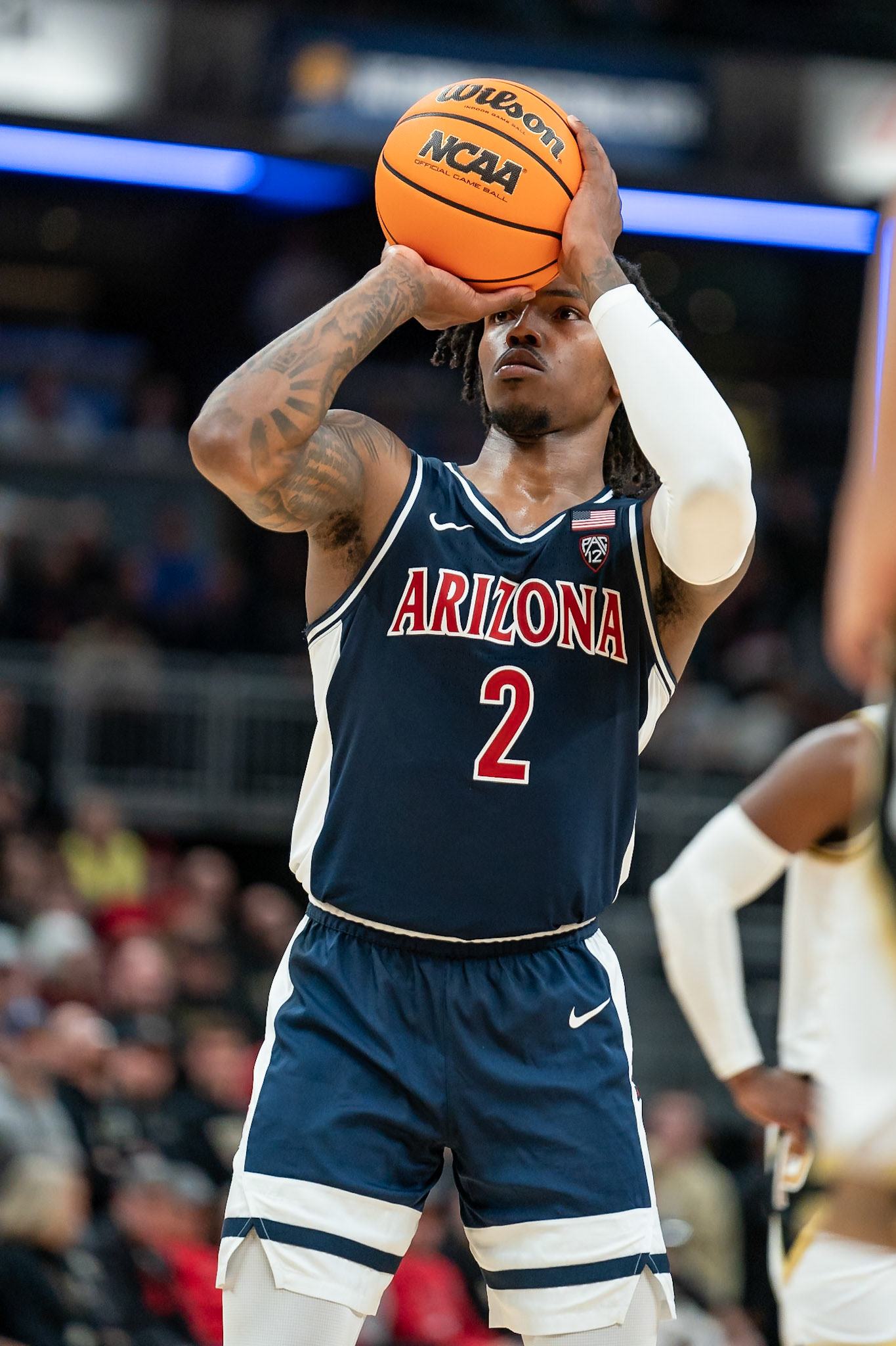 Photo (c) 2023 Bowen Arrow Photographywww.bowenarrowphotography.comIndy Classic basketball game between the Purdue University Boilermakers and the Arizona Univaersity Wildcats
