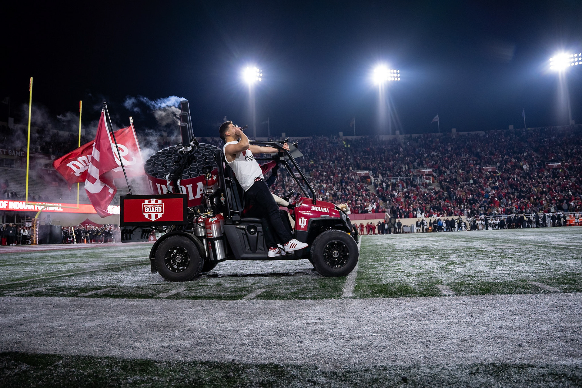 BLOOMINGTON, IN - NOVEMBER 30, 2024: Purdue University Boilermakers at Indiana University Hoosiers Football game at Memorial Stadium(Photo by Steve Bowen / Bowen Arrow Photography / Northern Indiana Sports Report)