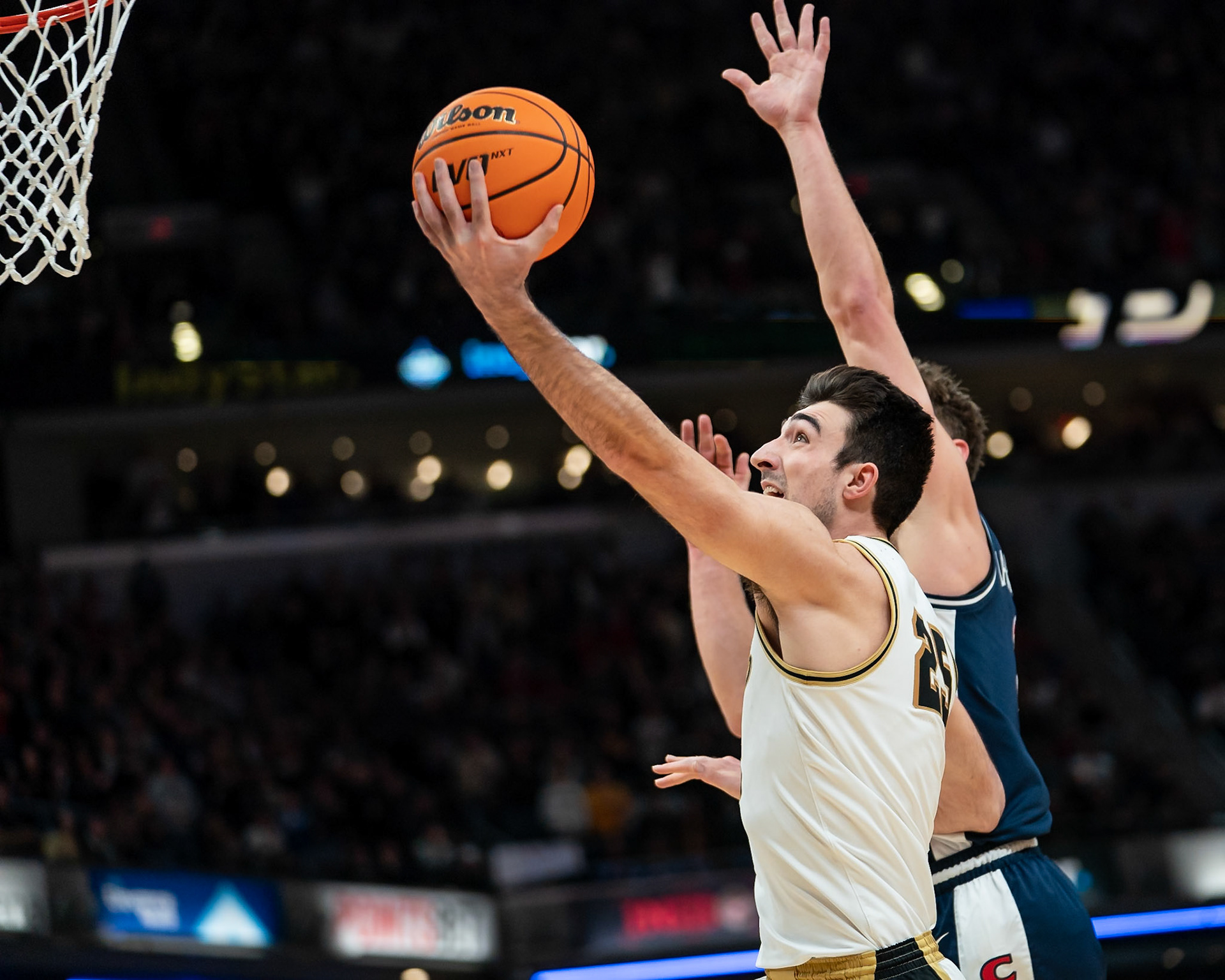 Photo (c) 2023 Bowen Arrow Photographywww.bowenarrowphotography.comIndy Classic basketball game between the Purdue University Boilermakers and the Arizona Univaersity Wildcats