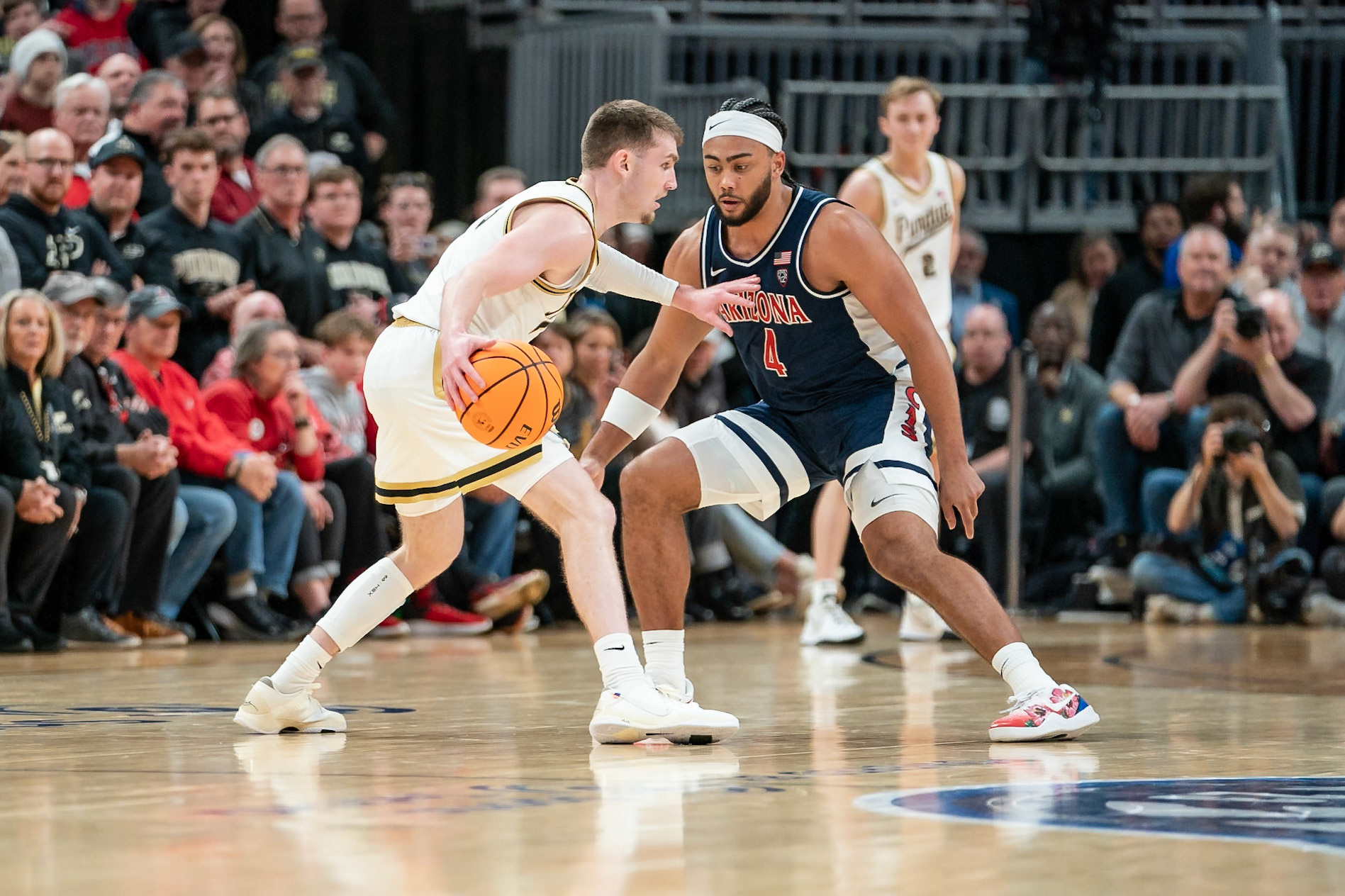 Photo (c) 2023 Bowen Arrow Photographywww.bowenarrowphotography.comIndy Classic basketball game between the Purdue University Boilermakers and the Arizona Univaersity Wildcats
