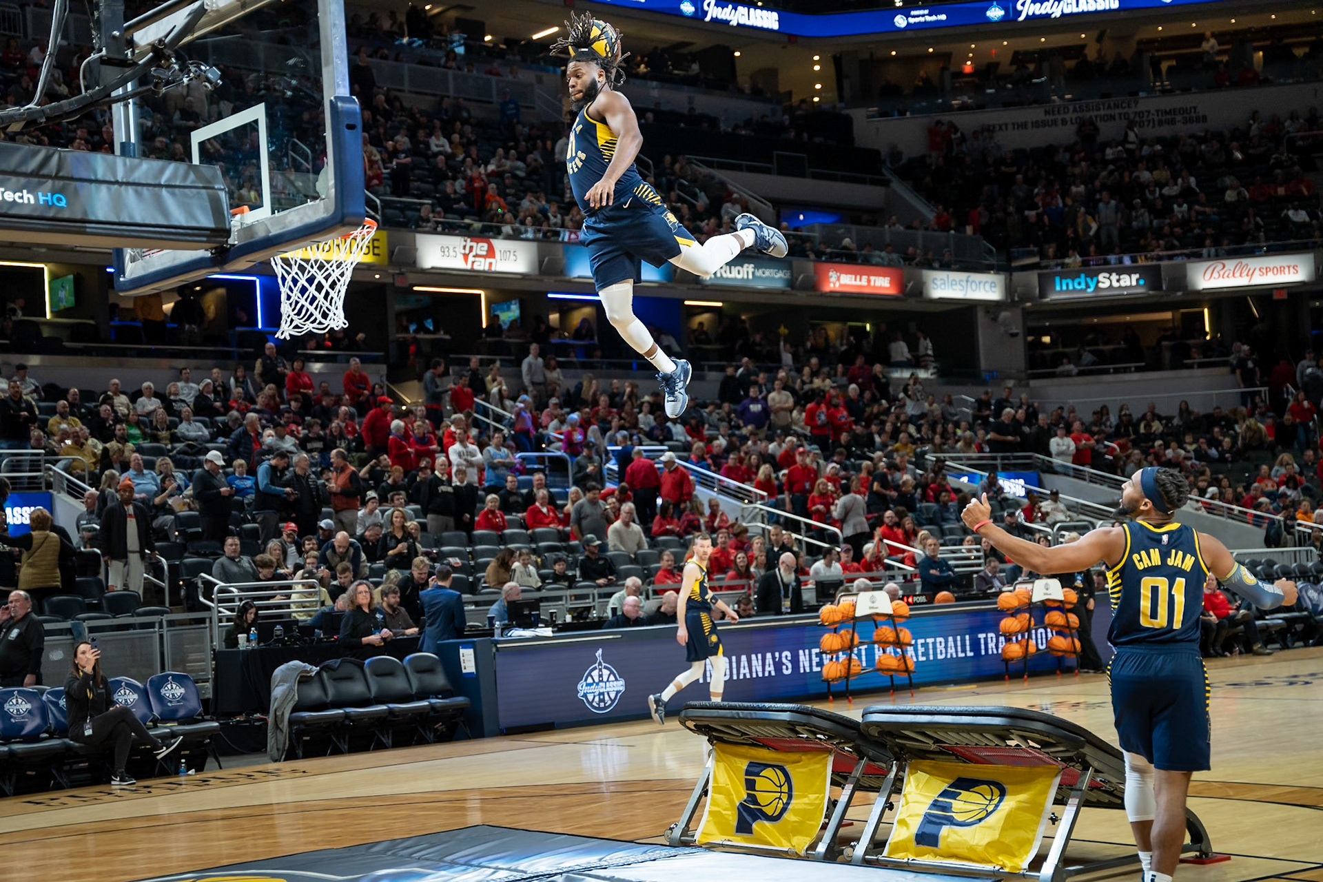 Photo (c) 2023 Bowen Arrow Photographywww.bowenarrowphotography.comIndy Classic basketball game between the Purdue University Boilermakers and the Arizona Univaersity Wildcats