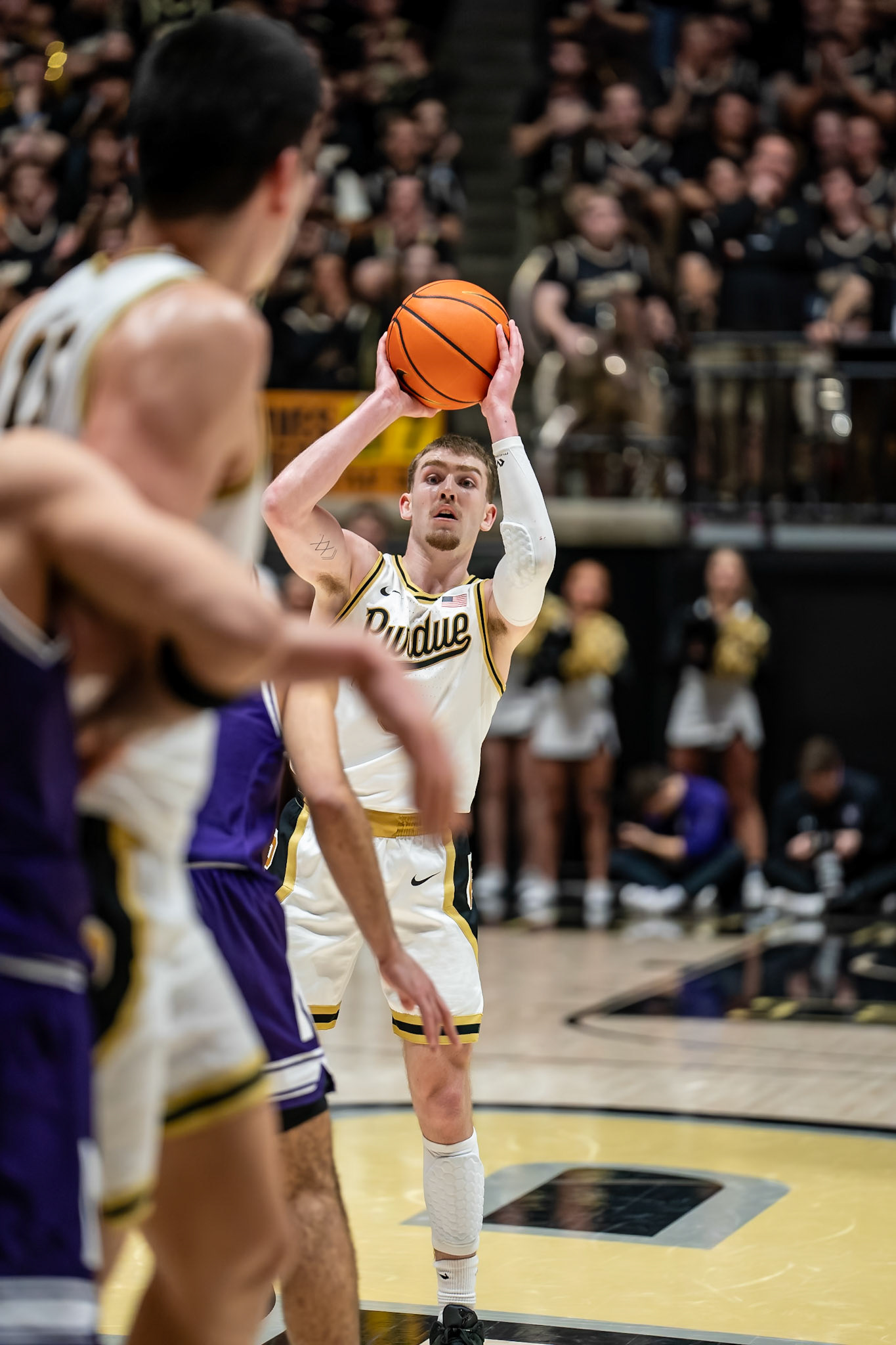 WEST LAFAYETTE, IN - JANUARY 31, 2024: Purdue Sophomore Guard Braden Smith (3) competing in Purdue Boilermakers Mens Basketball versus the Northwestern Wildcats at Mackey Arena(Photo by Steve Bowen / Bowen Arrow Photography / Northern Indiana Sports Report)