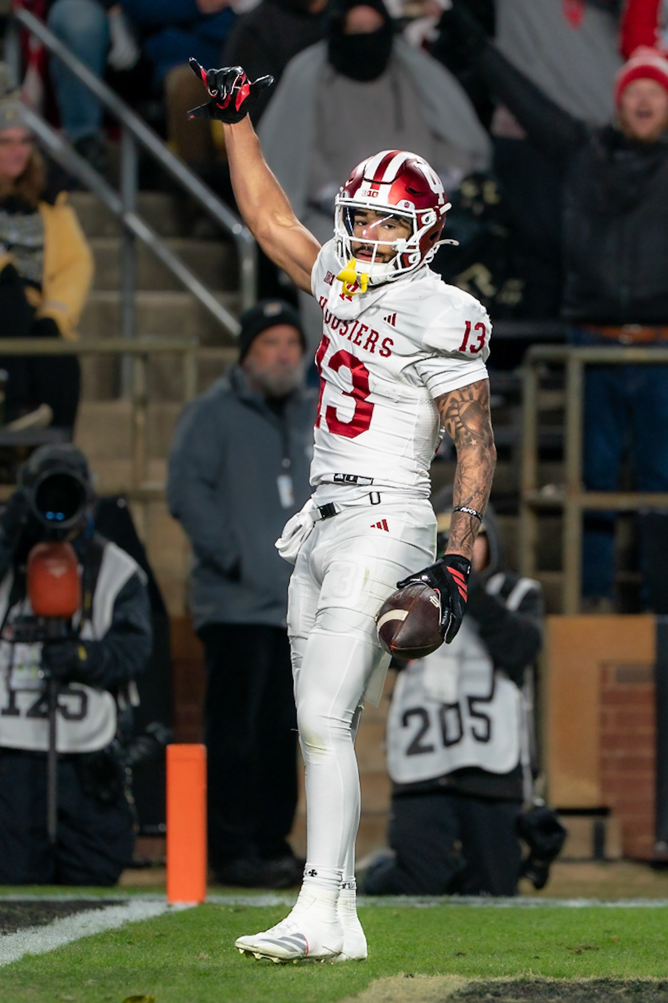 WEST LAFAYETTE, IN - NOVEMBER 28, 2025: Purdue Boilermakers vs Indiana Hoosiers Football at Ross-Ade Stadium(Photo by Steve Bowen / Northern Indiana Sports Report)