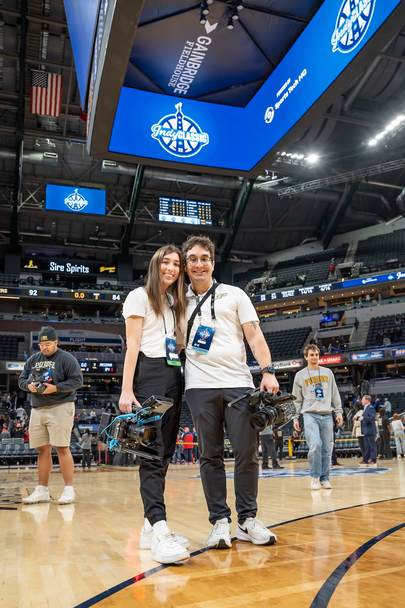 Photo (c) 2023 Bowen Arrow Photographywww.bowenarrowphotography.comIndy Classic basketball game between the Purdue University Boilermakers and the Arizona Univaersity Wildcats