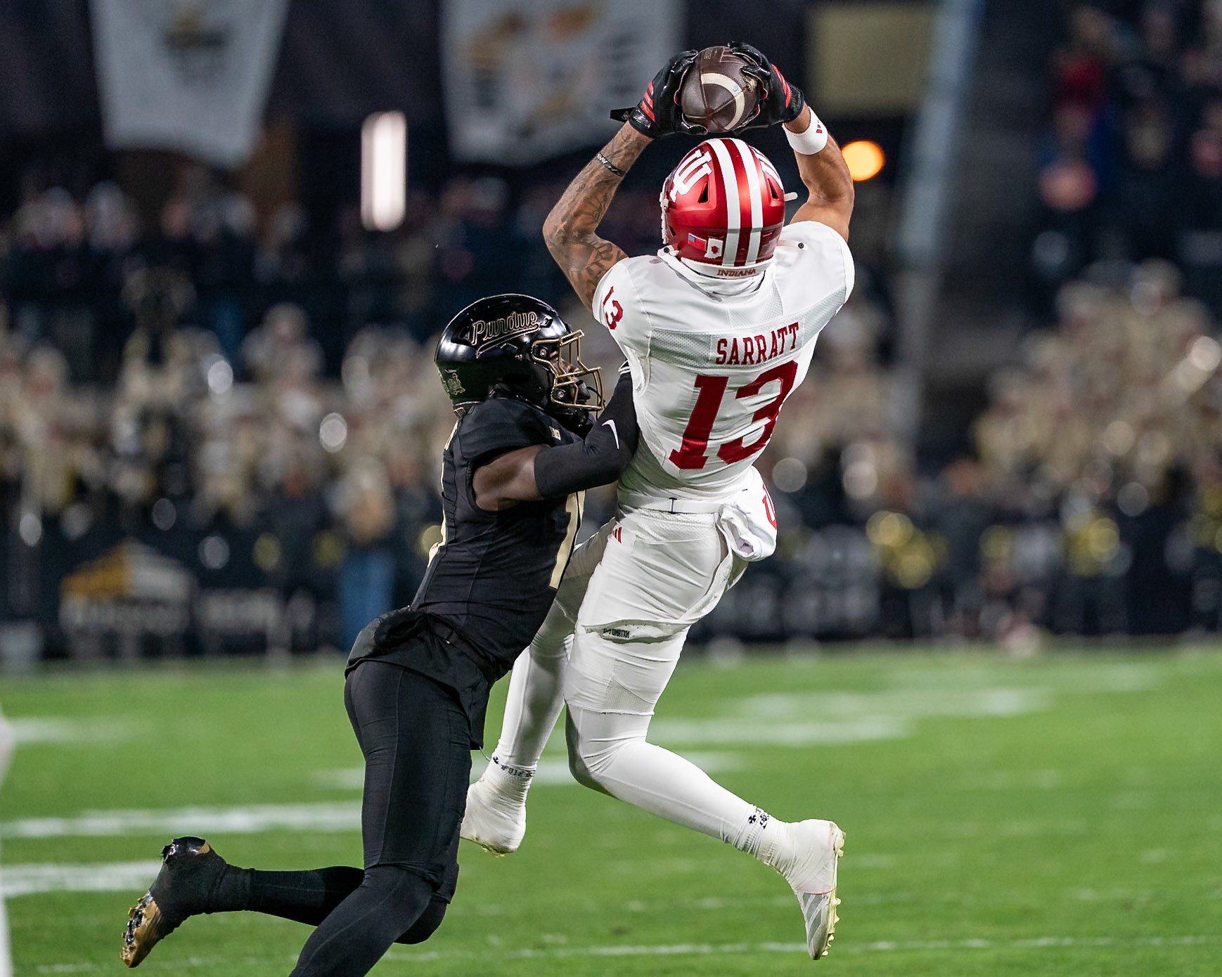 WEST LAFAYETTE, IN - NOVEMBER 28, 2025: Purdue Boilermakers vs Indiana Hoosiers Football at Ross-Ade Stadium(Photo by Steve Bowen / Northern Indiana Sports Report)