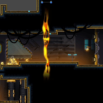 Waterfalls of lava!