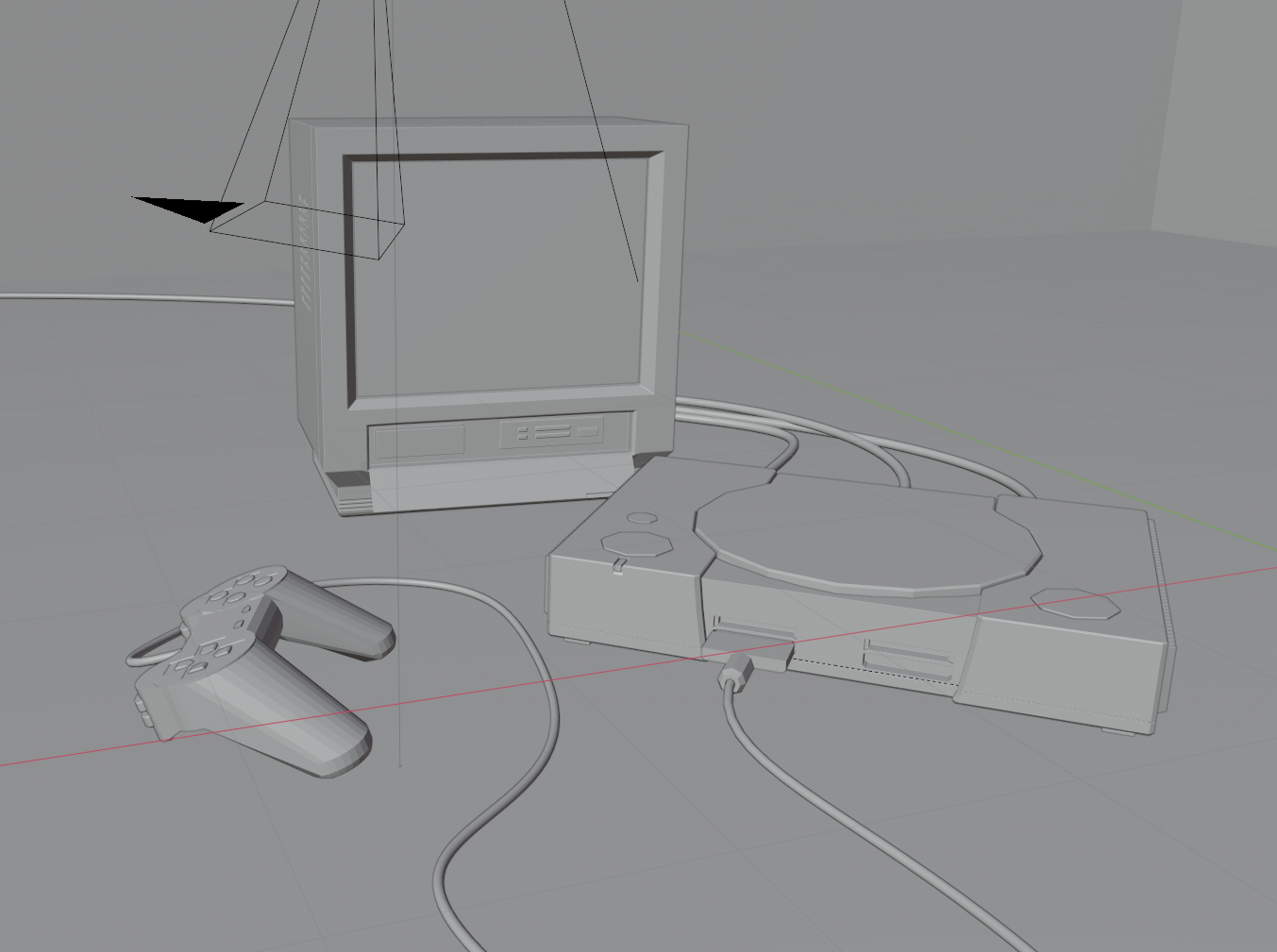 untextured scene
