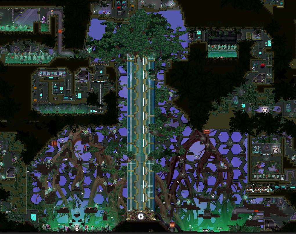 The Central tree of the Greenhouse