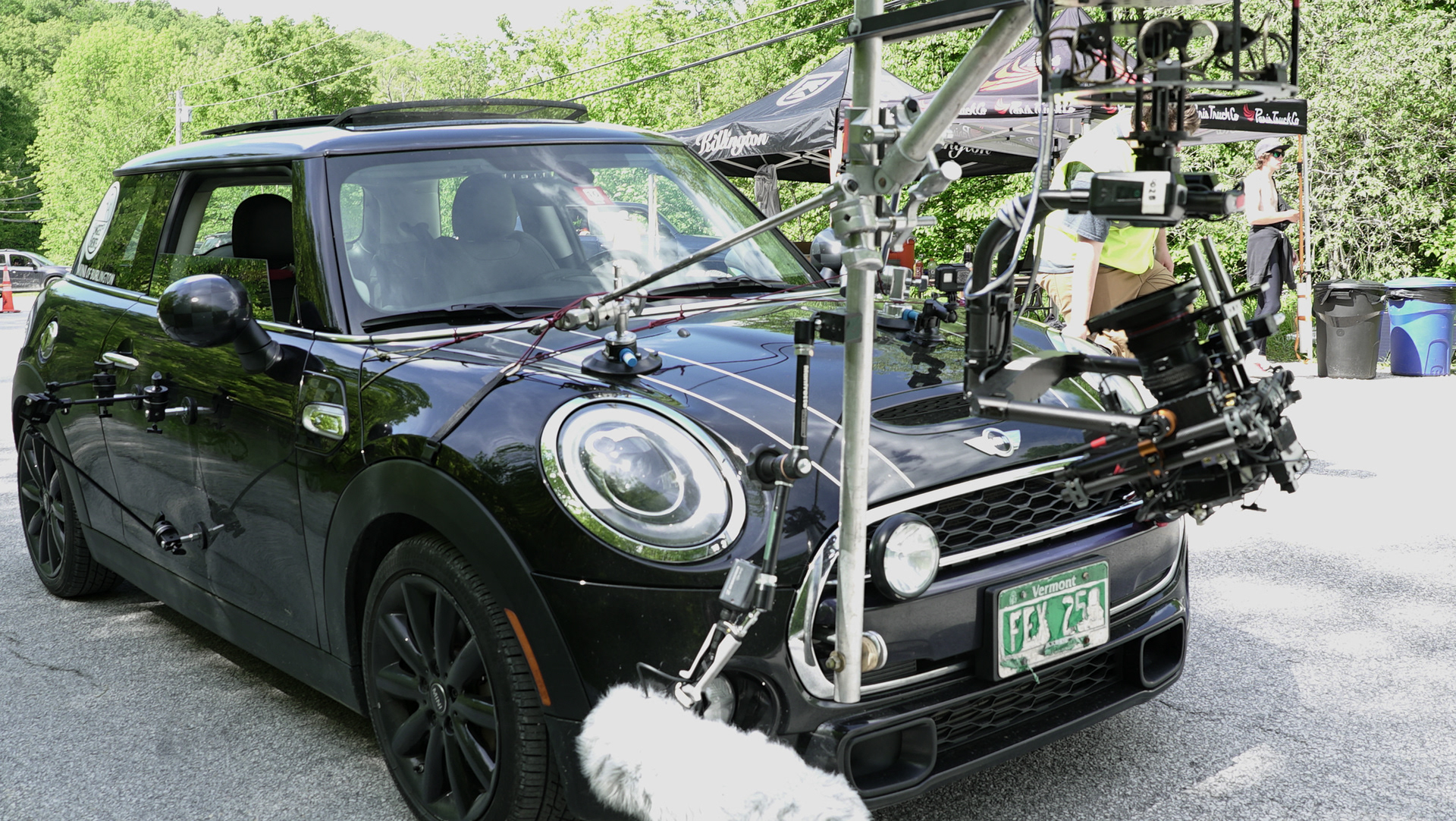 Emma's mini ready to rock with the chase cam rig and go pro rigs!