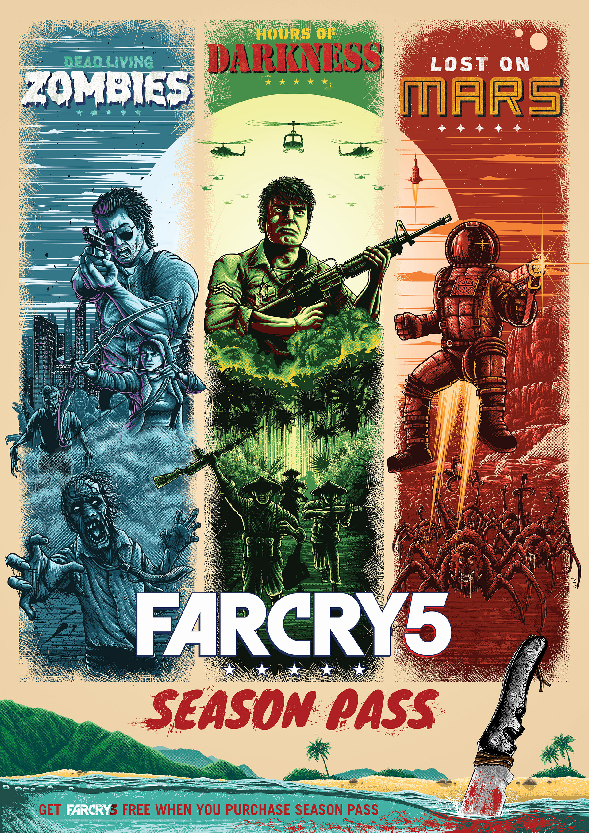 Sam Mayle - Official FAR CRY 5 Season Pass - Poster