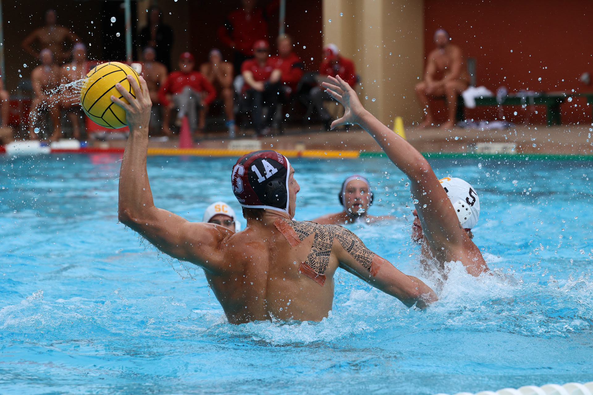 Water Polo: Stanford vs USC (for Stanford Daily)