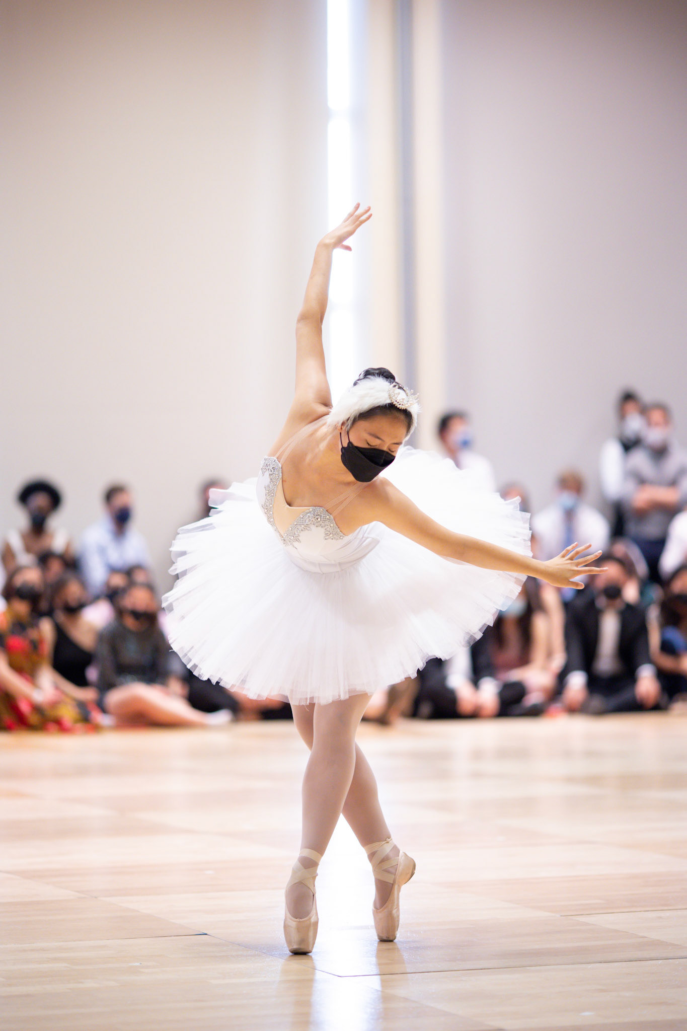 The Cardinal Ballet Company performs The Dying Swan at Viennese Ball 2022