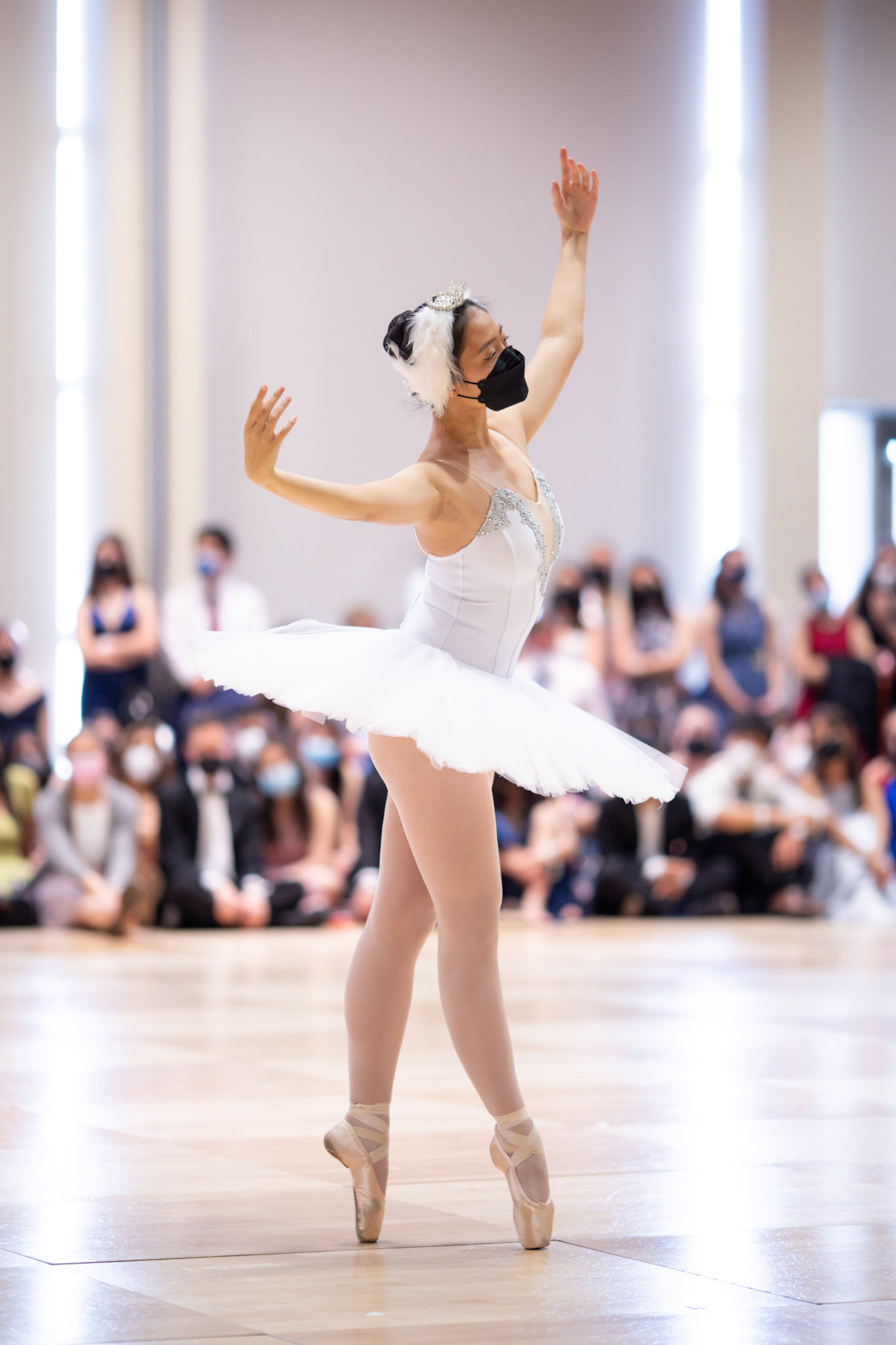 The Cardinal Ballet Company performs The Dying Swan at Viennese Ball 2022
