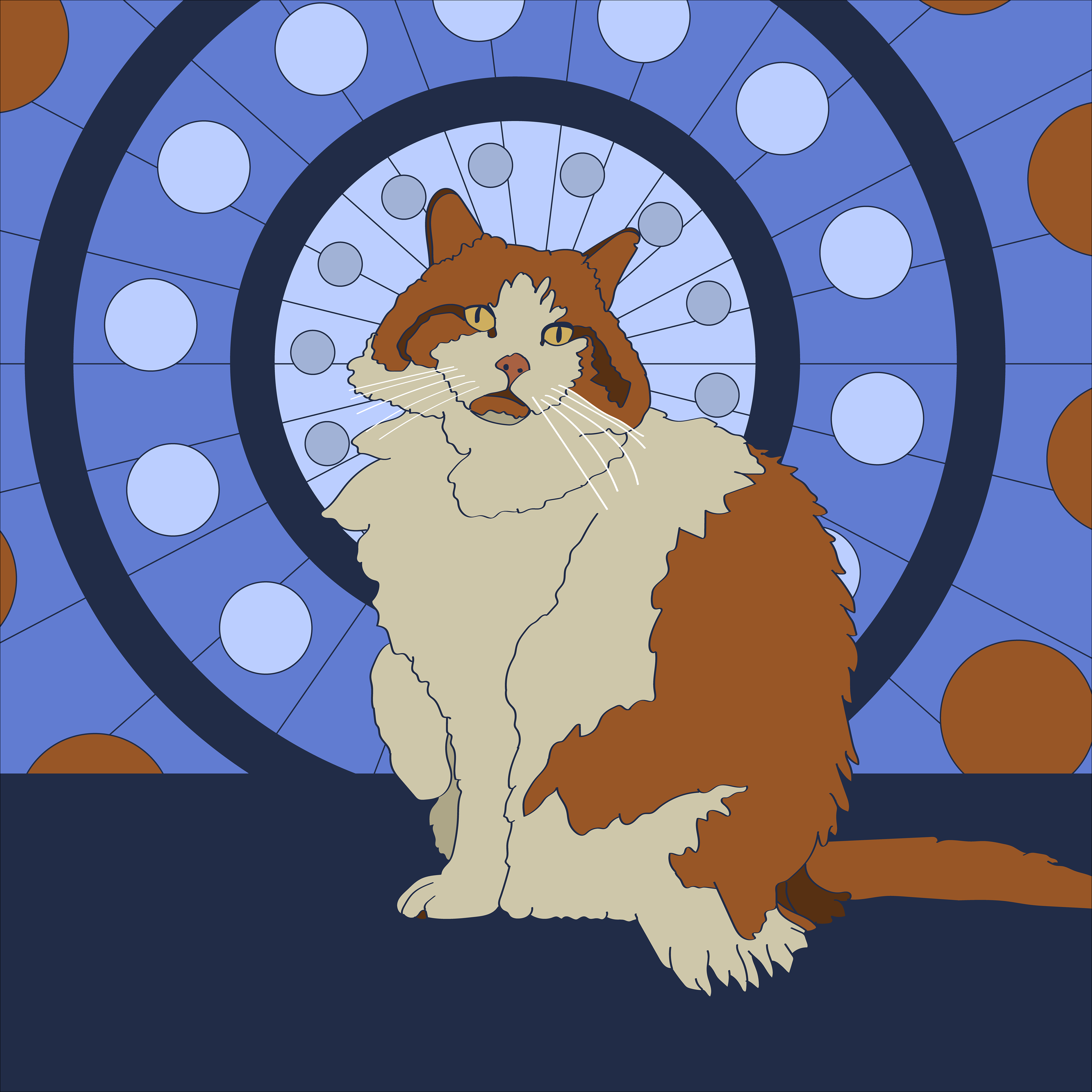 Day 2: Complimentary Colors, portrait of Napo