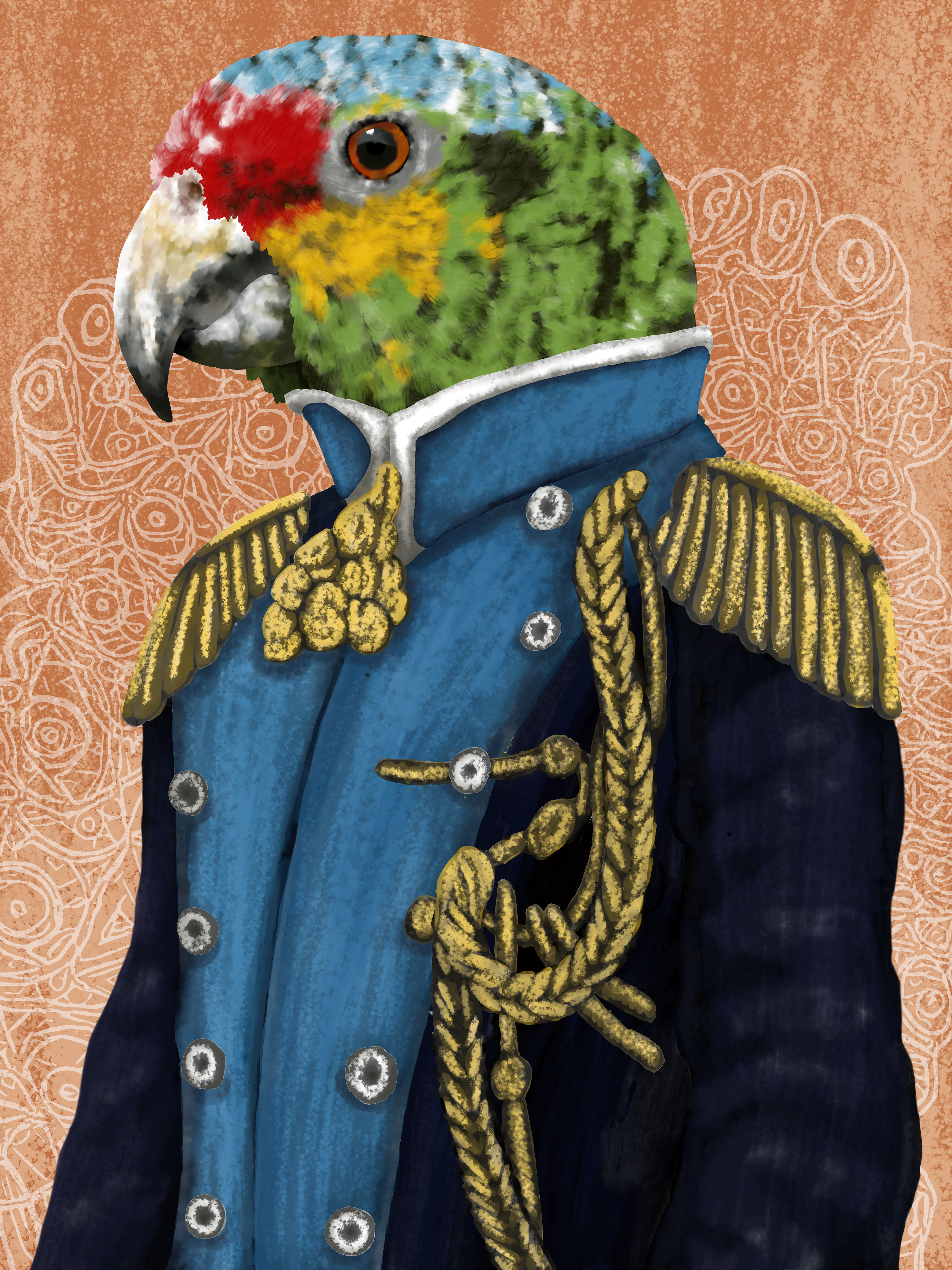 Patriotic Parrot