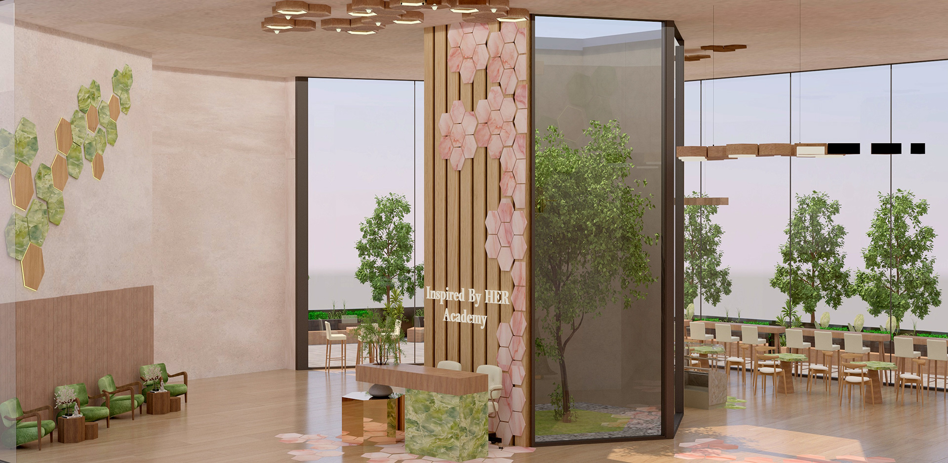 Reception + Waiting Area