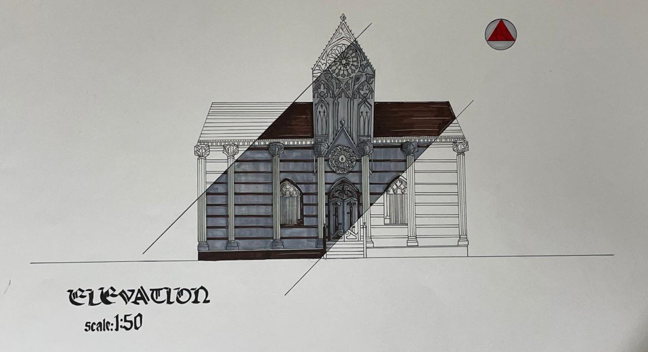 the Exterior Elevation 
