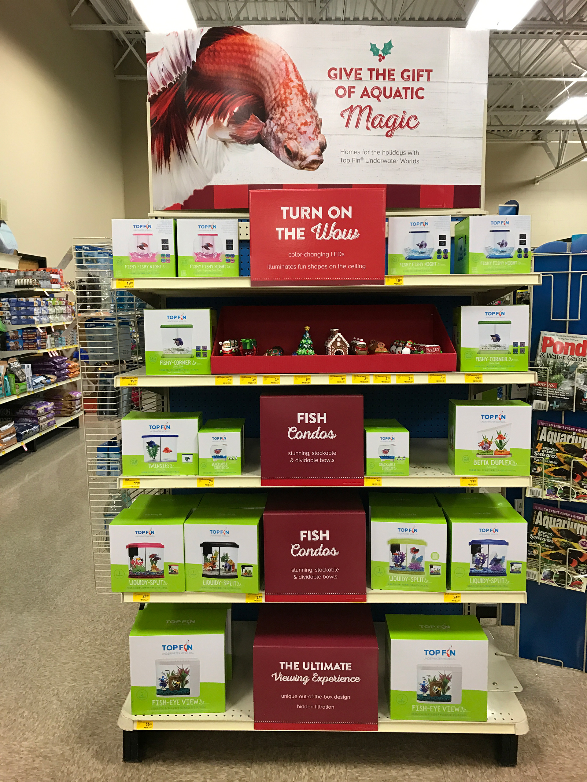 Holiday Season end cap promo