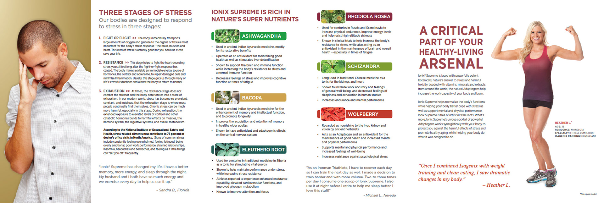 Ionix™ cleanse product brochure | 6-panels inside