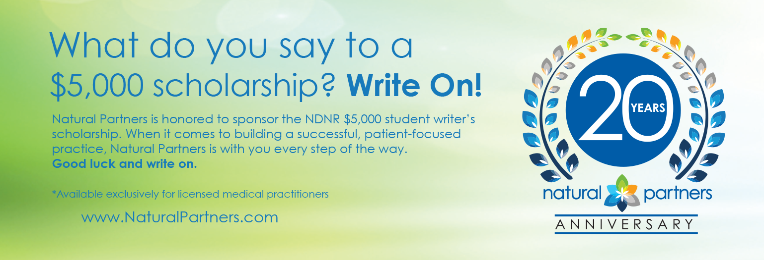 Promotional ad placed in wholistic and natural health magazine