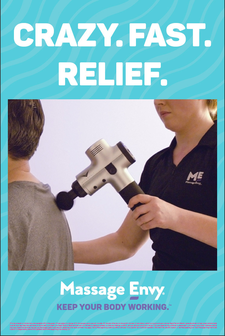 Window Sign: Massage Gun